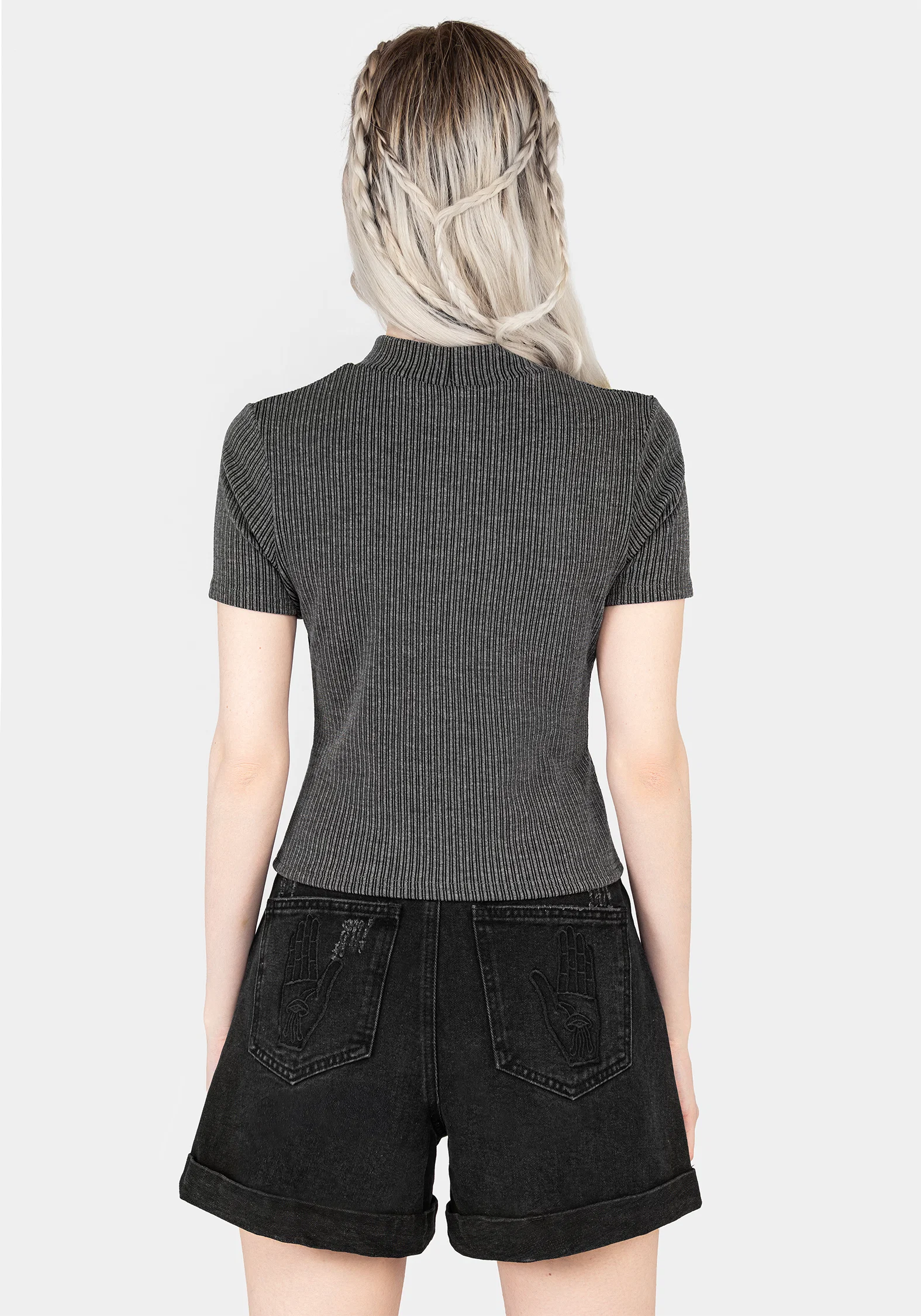 Bryony Striped Crop Top - Image 3