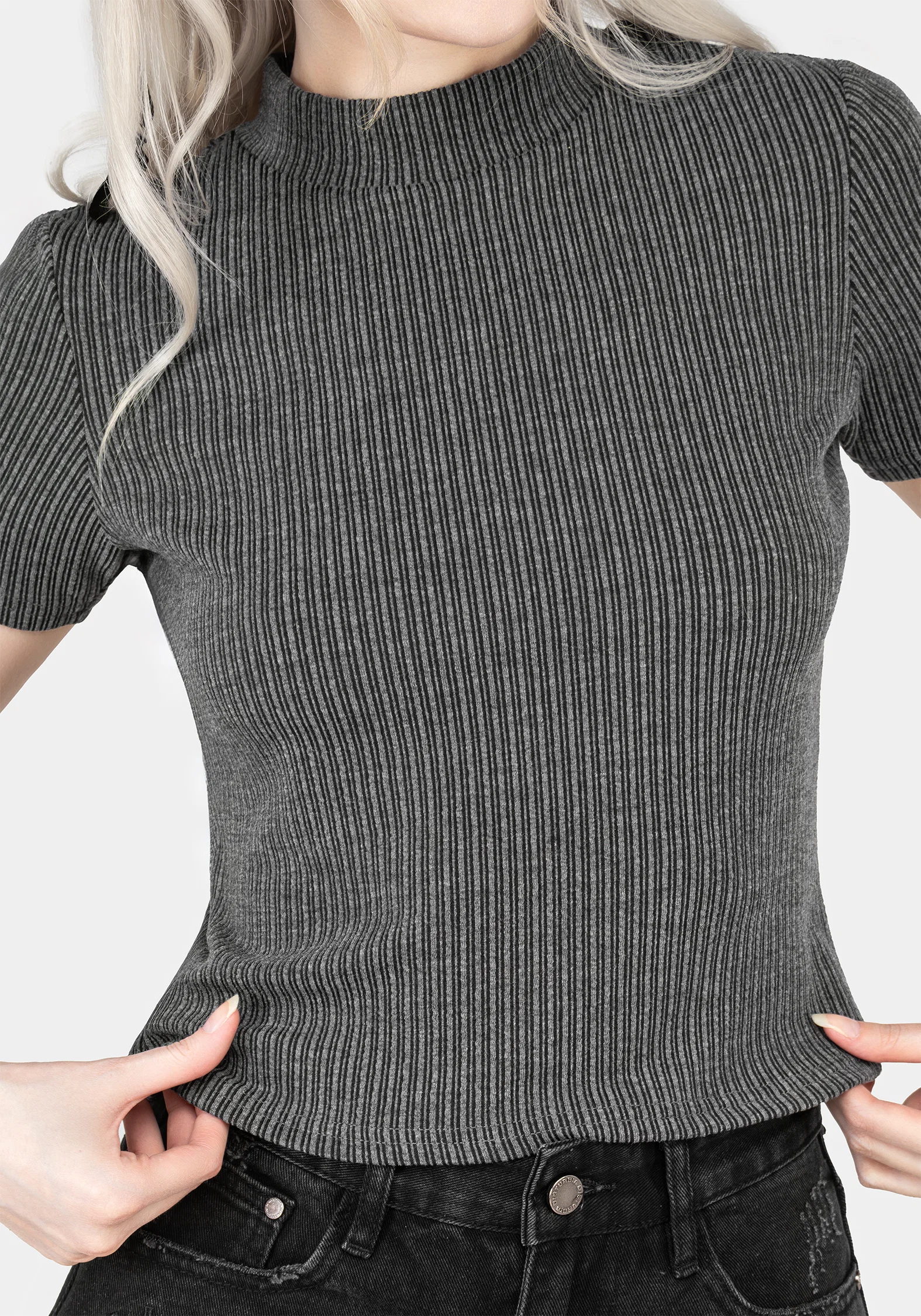 Bryony Striped Crop Top - Image 8
