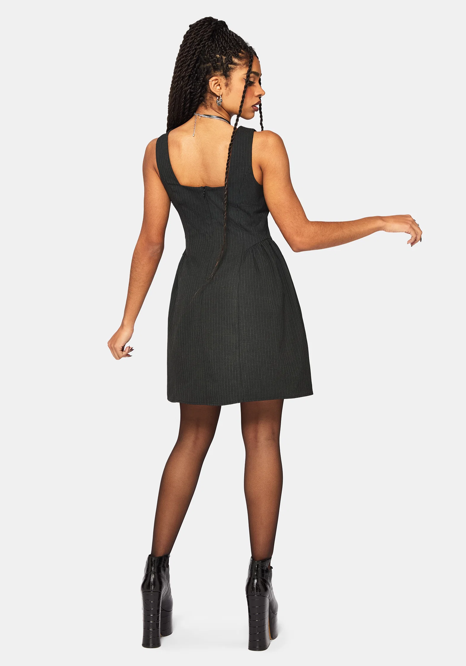 Cairn Stripe Corset Mini Dress - Image 3