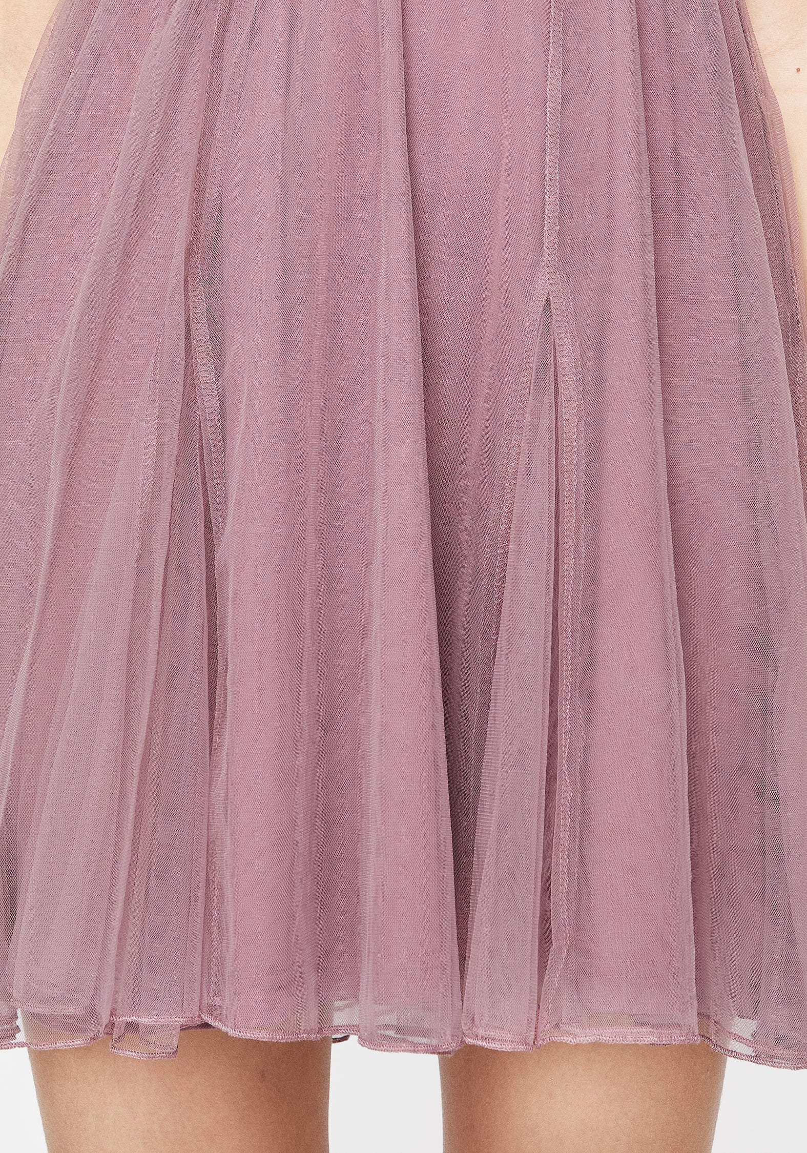 Carolina Godet Shirred Mini Dress - Image 5
