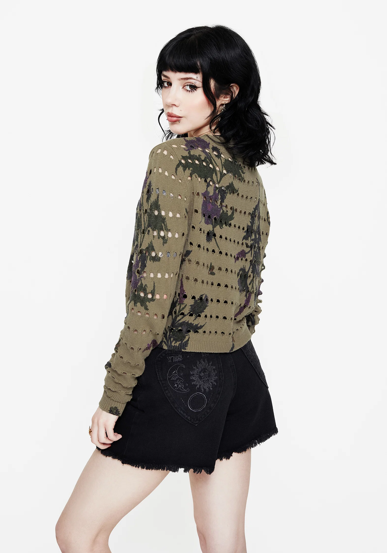Cassandra Floral Knit Jumper - Image 3
