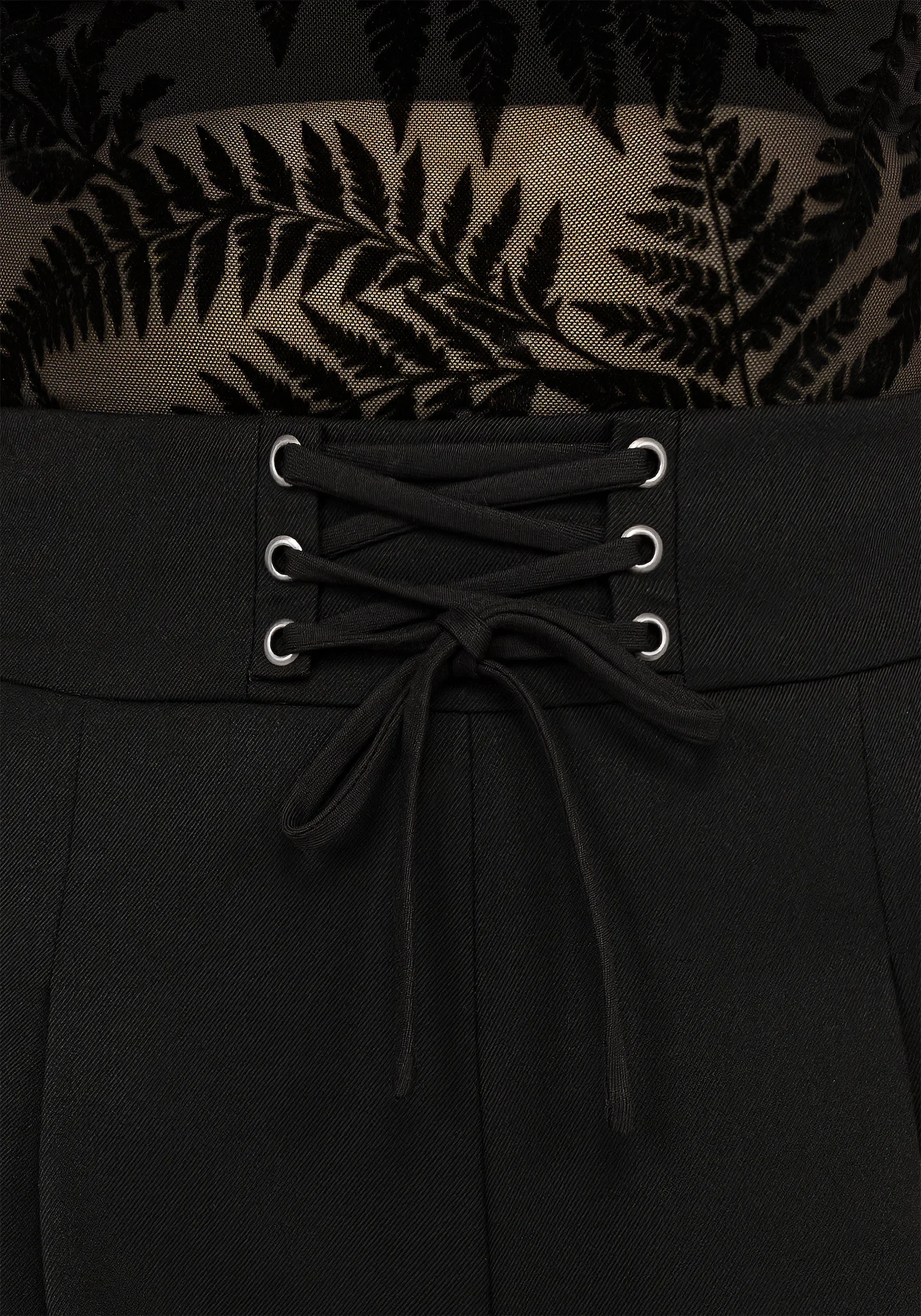 Cassandra Lace-Up Waist Tailored Trouser - Image 2