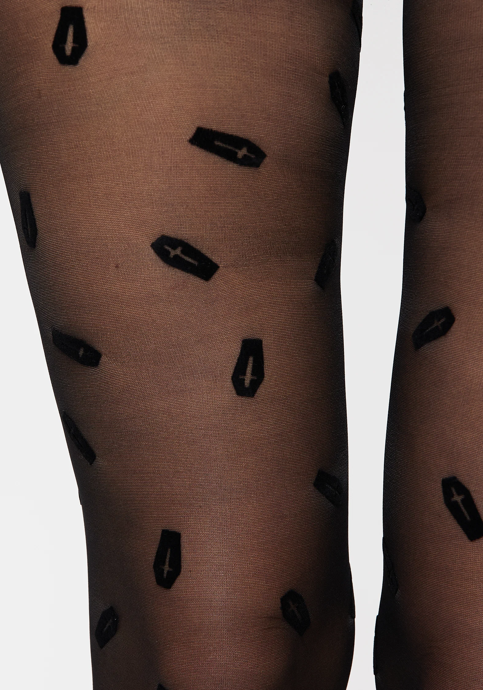 Catacomb Flocked Tights - Image 2