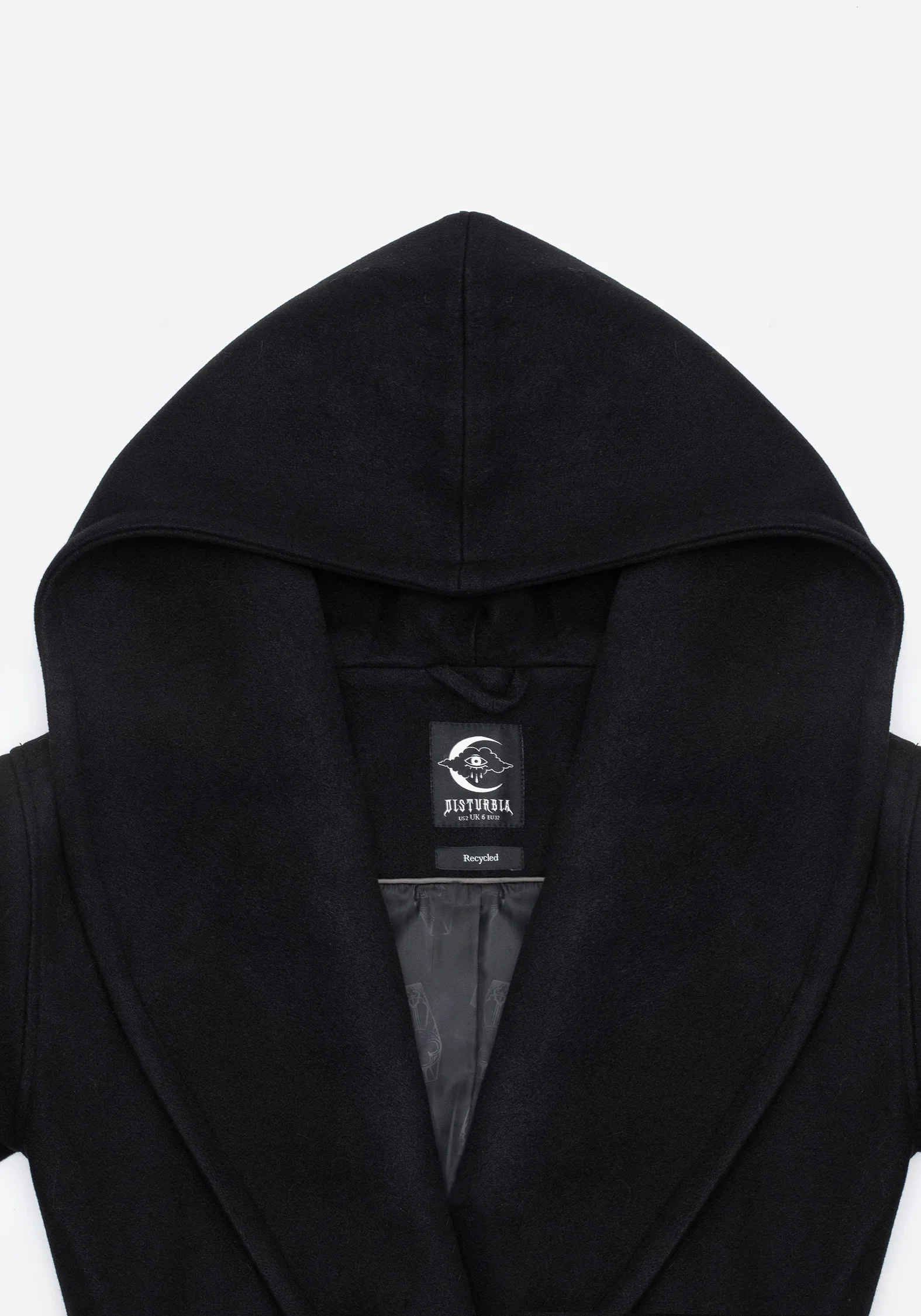 Catacomb Hooded Belted Coat - Image 9