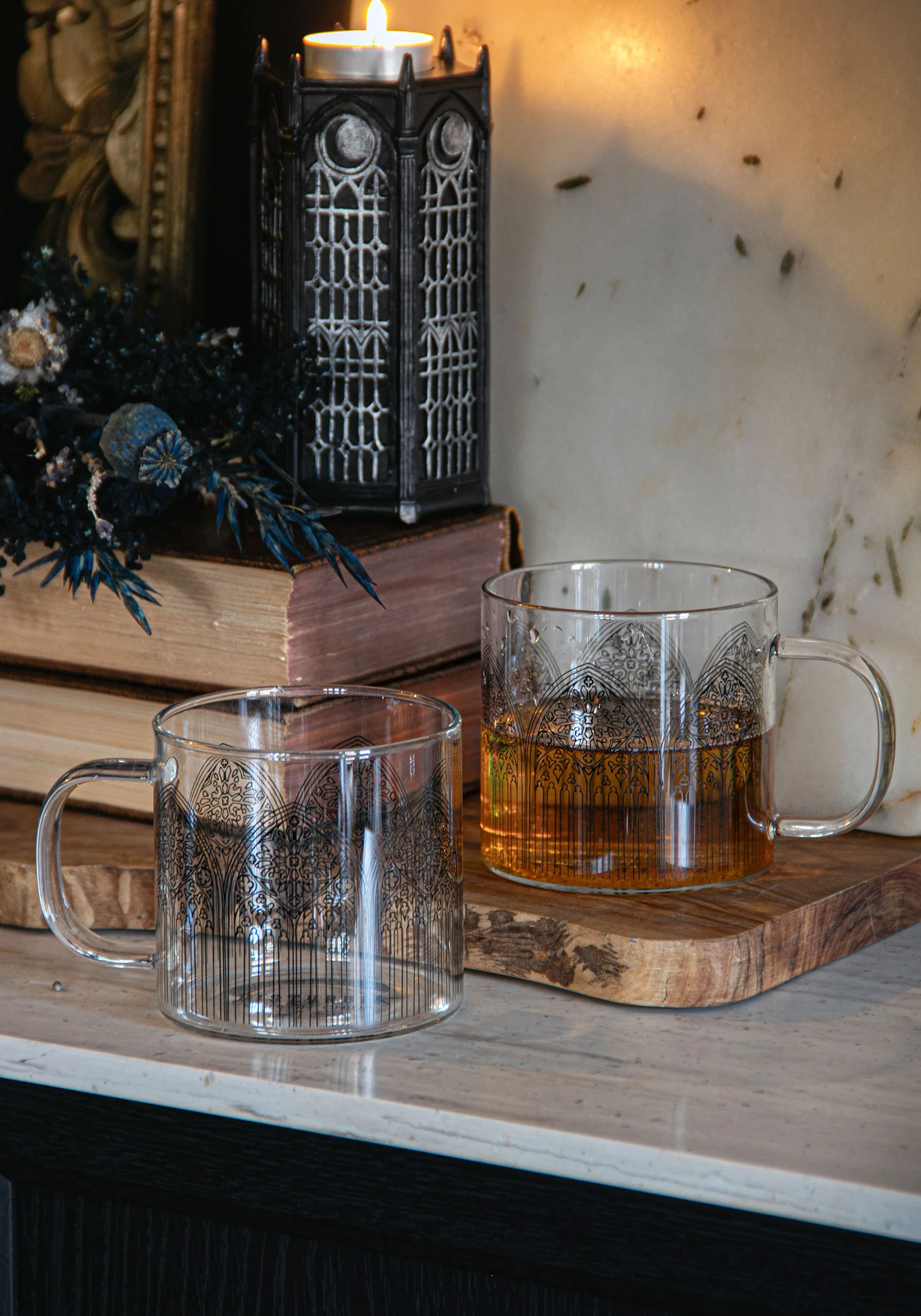Cathedral Glass Mug (2 Piece Set) - Image 2