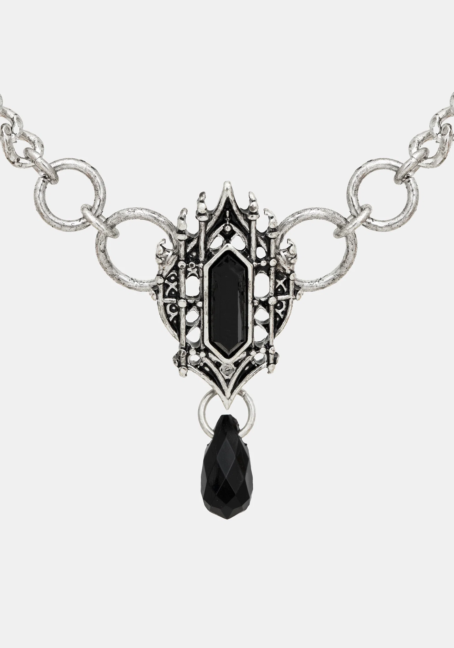 Cathedral Gothic Chunky Chain Choker - Image 2