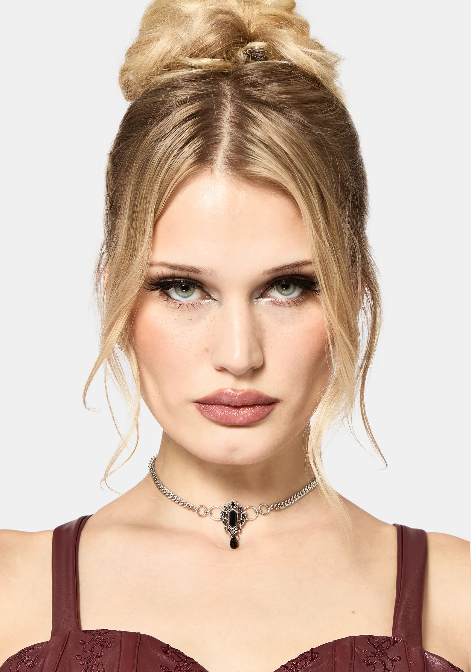 Cathedral Gothic Chunky Chain Choker - Image 3