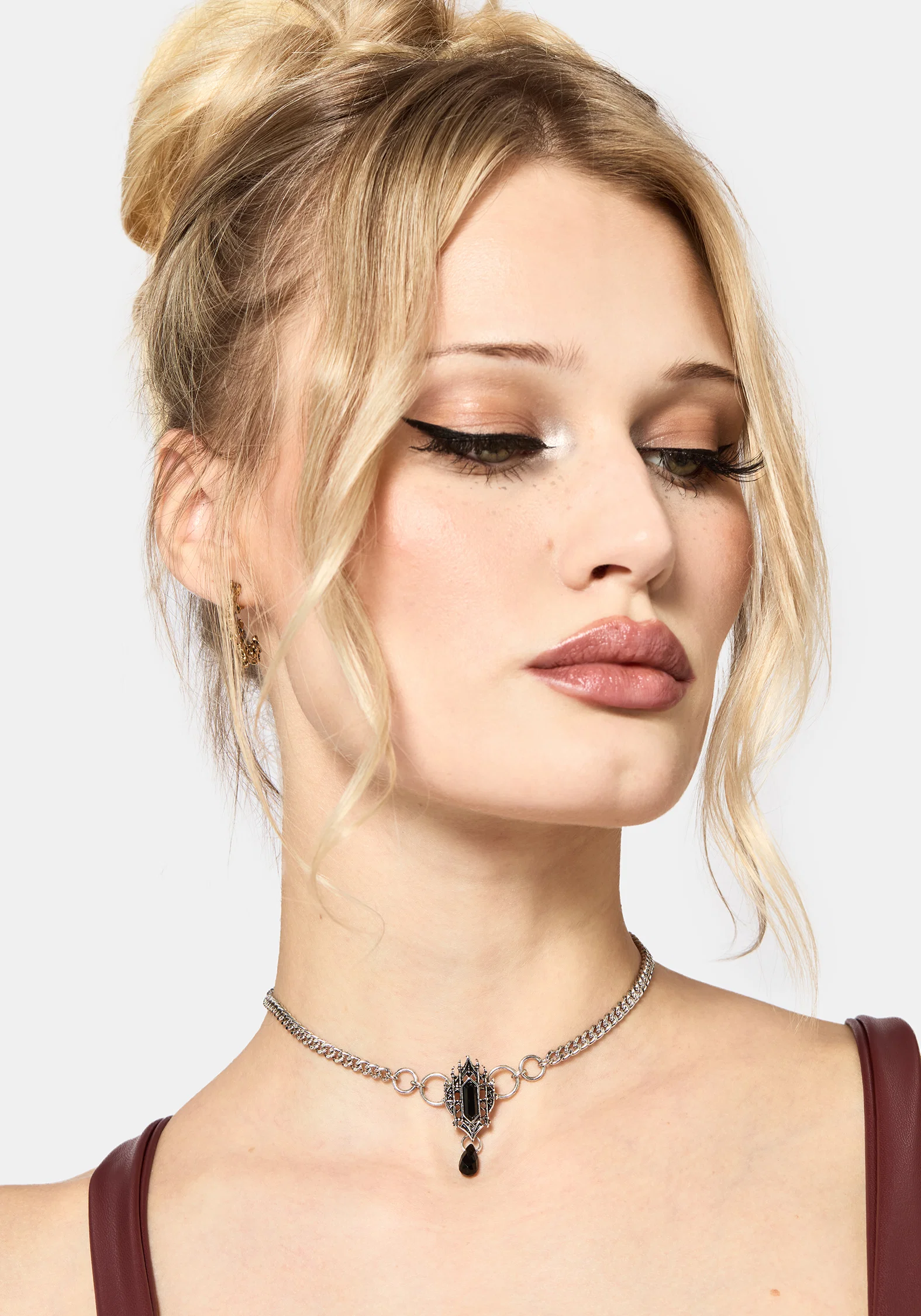 Cathedral Gothic Chunky Chain Choker - Image 5