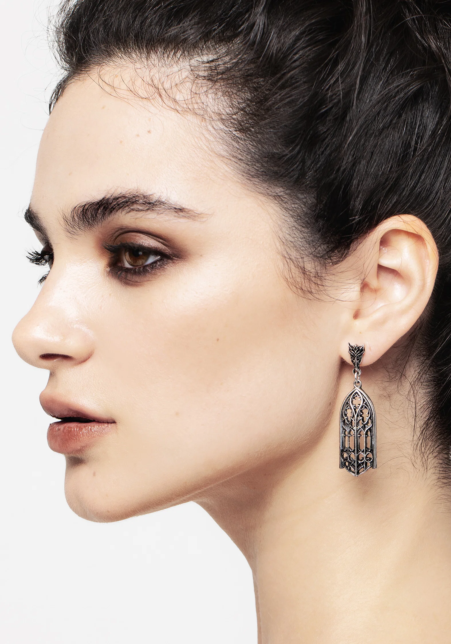 Cathedral Gothic Drop Earrings - Image 2