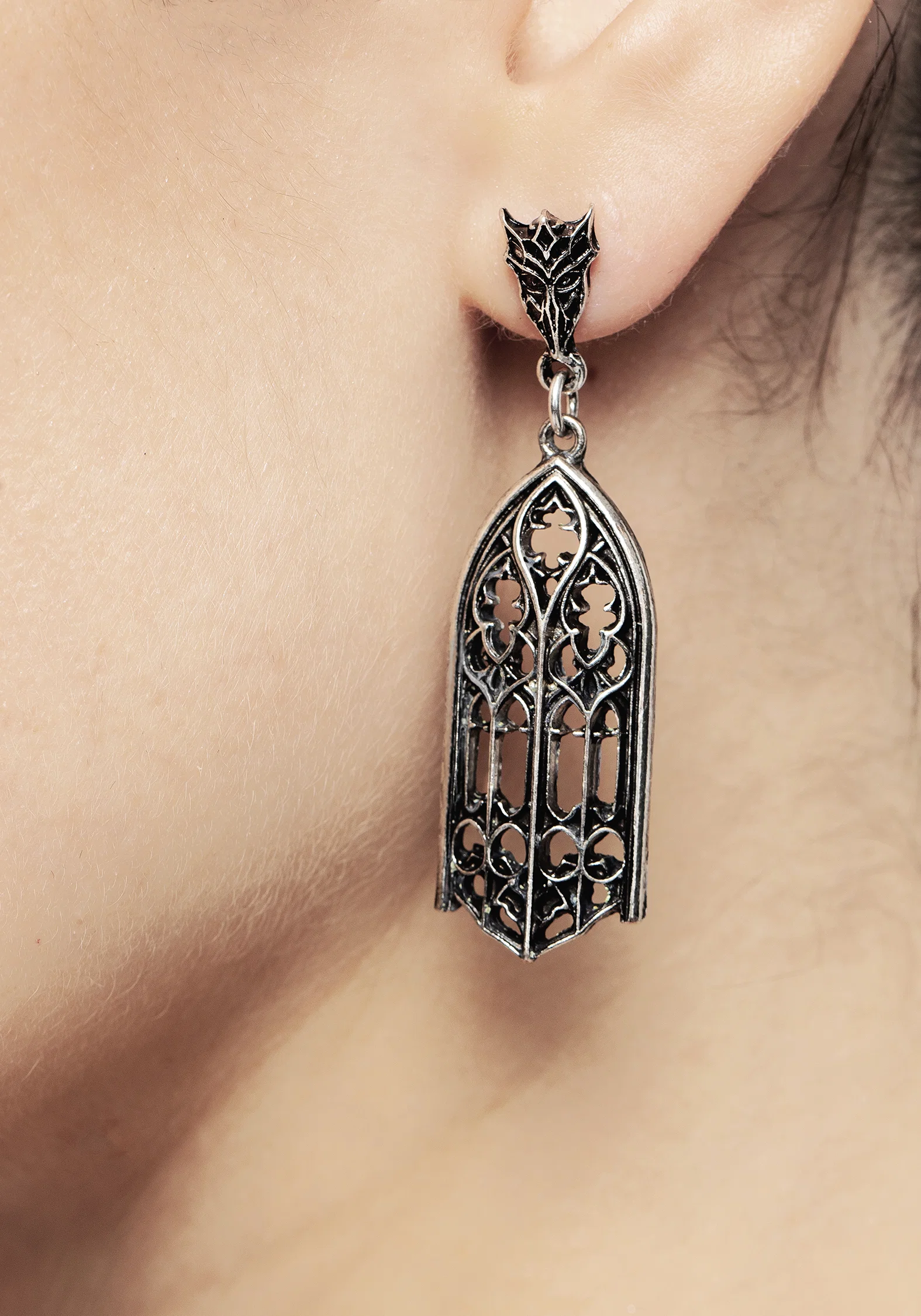 Cathedral Gothic Drop Earrings - Image 3
