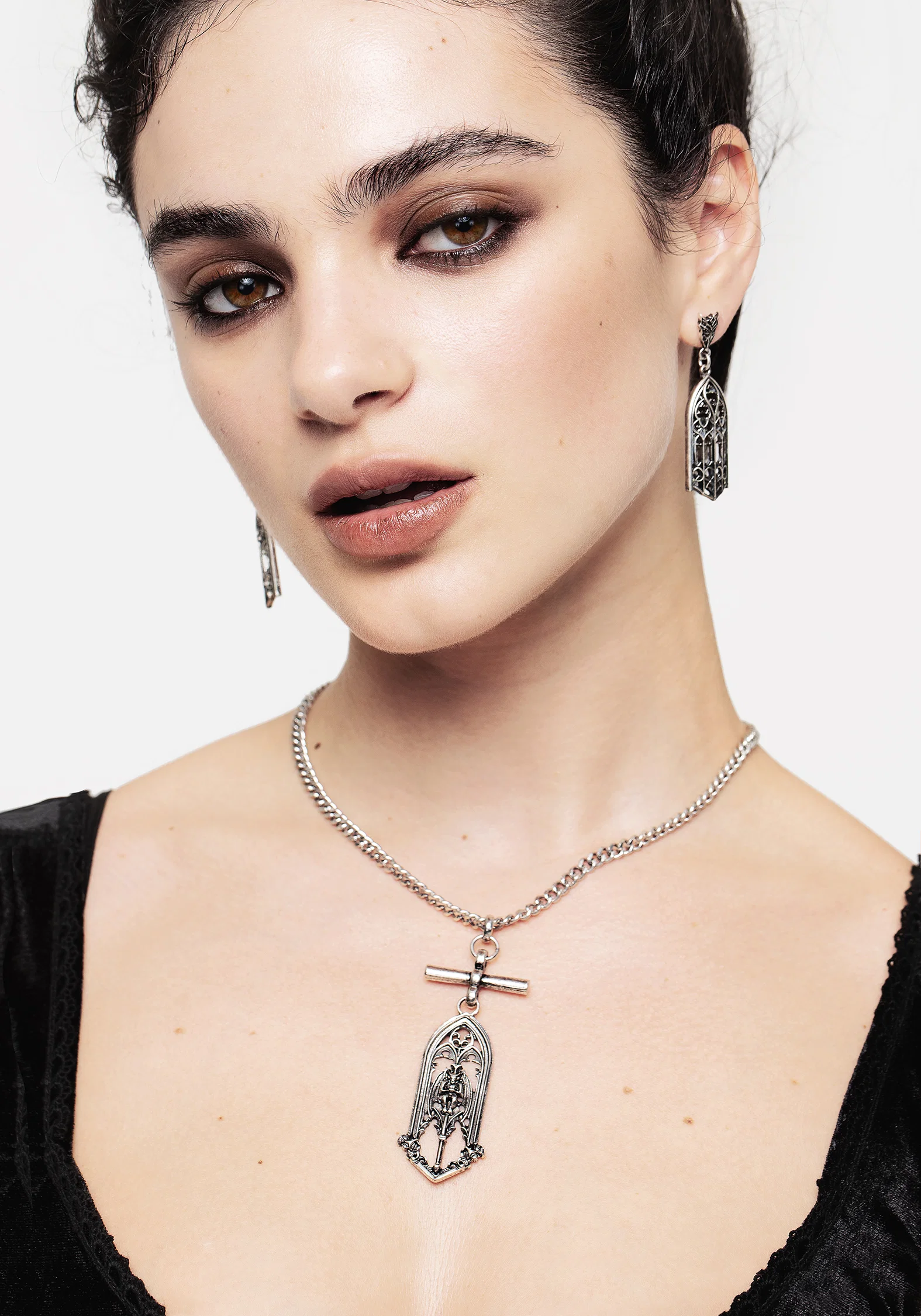 Cathedral Gothic Drop Earrings - Image 6