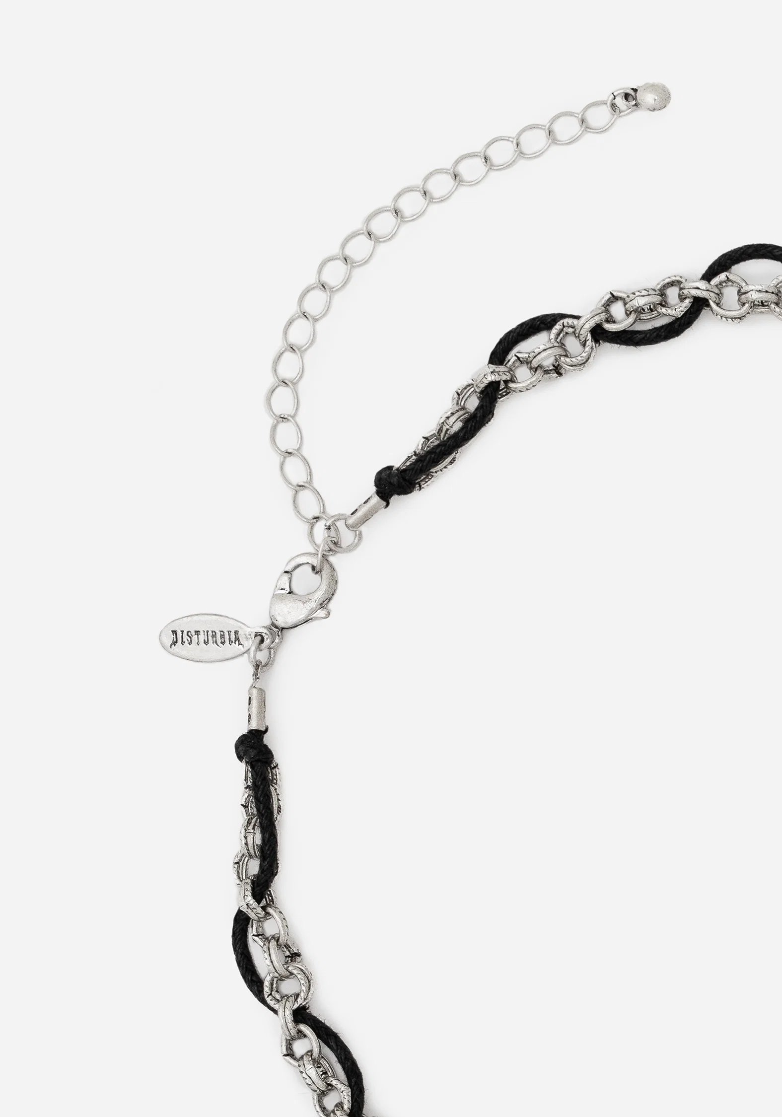 Catkin Cord Weave Cross Choker - Image 7