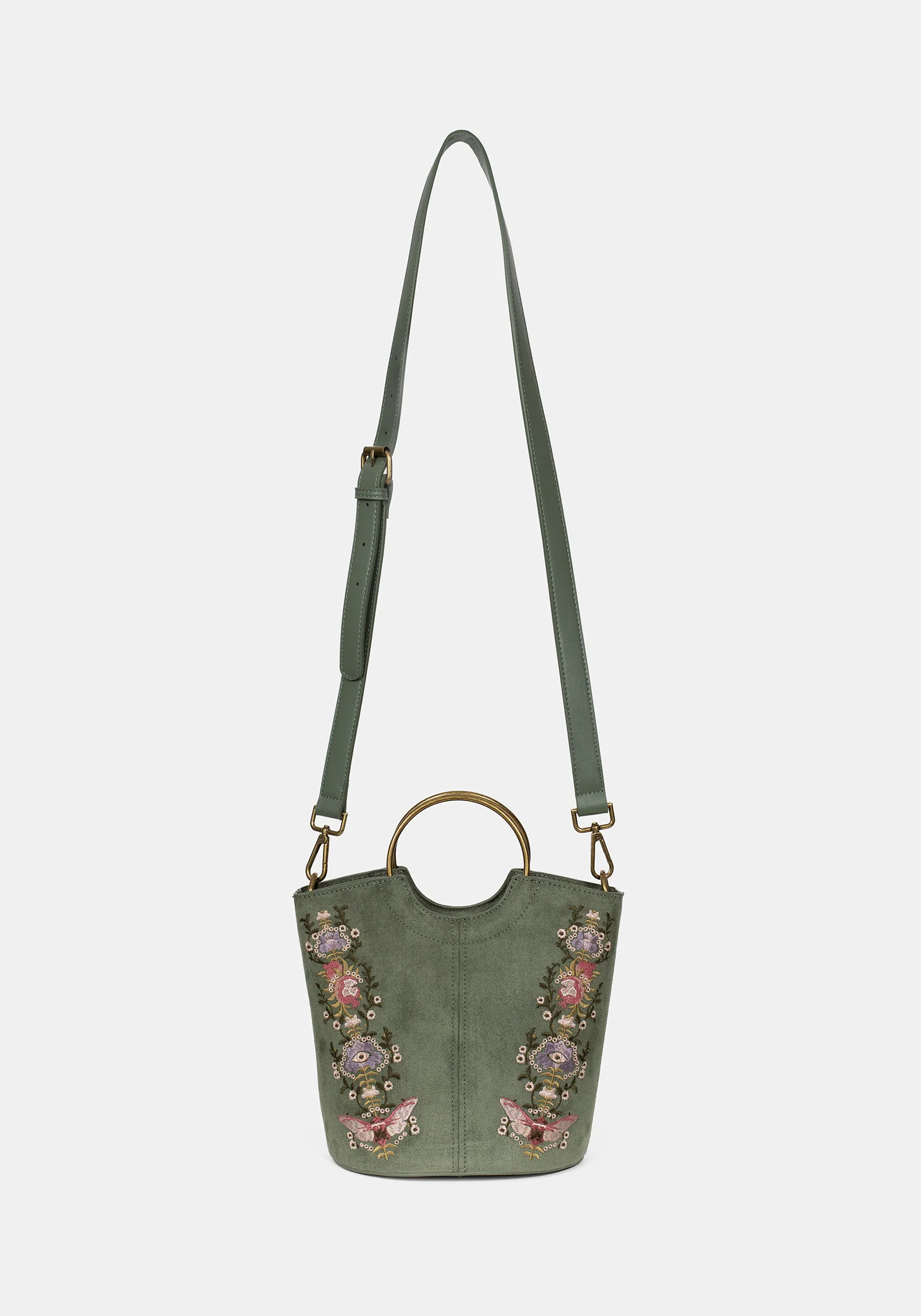 Chlora Handle Embroidered Bag - Image 7