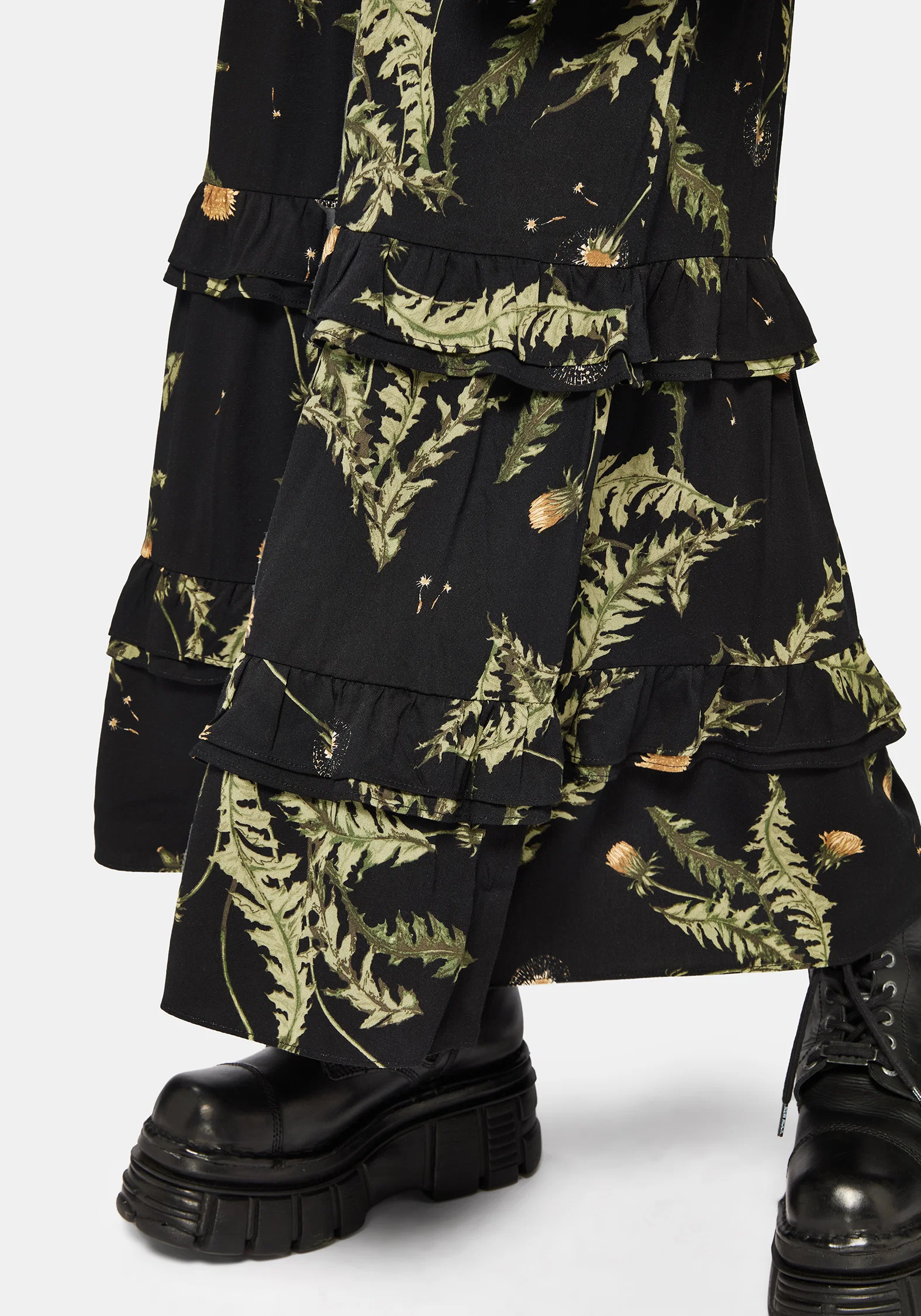 Cimora Dandelion Ruffle Midaxi Skirt - Image 4
