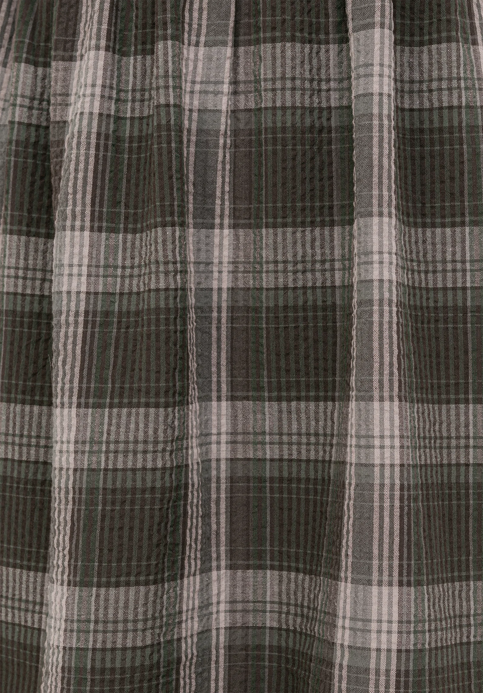 Clara Cotton Check Sleeveless Tiered Smock Midi Dress - Image 7