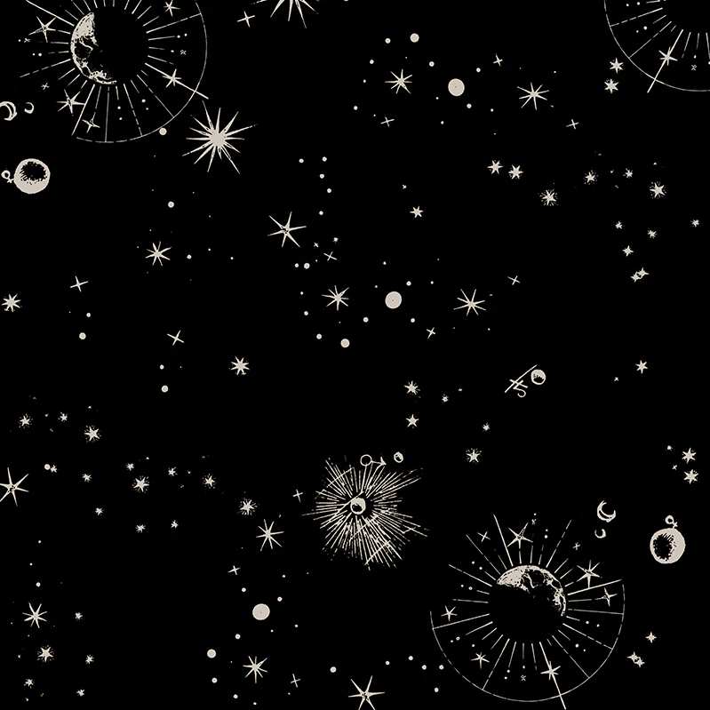 Comet Celestial Printed Handkerchief Hem Midaxi Skirt - Image 7