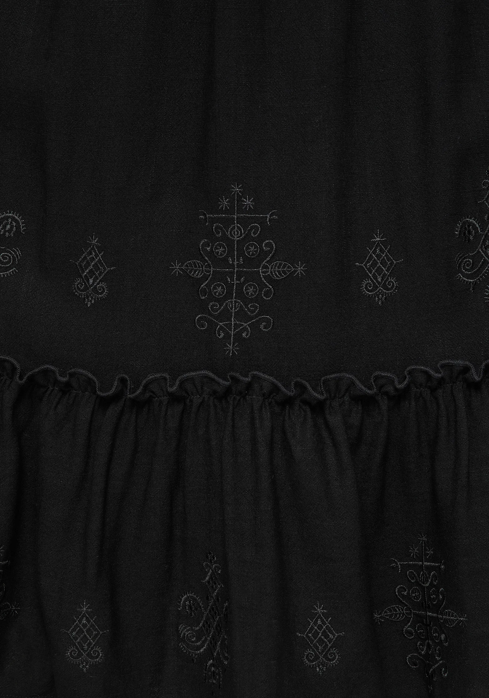 Cordata Embroidered Cami Midi Smock Dress - Image 2