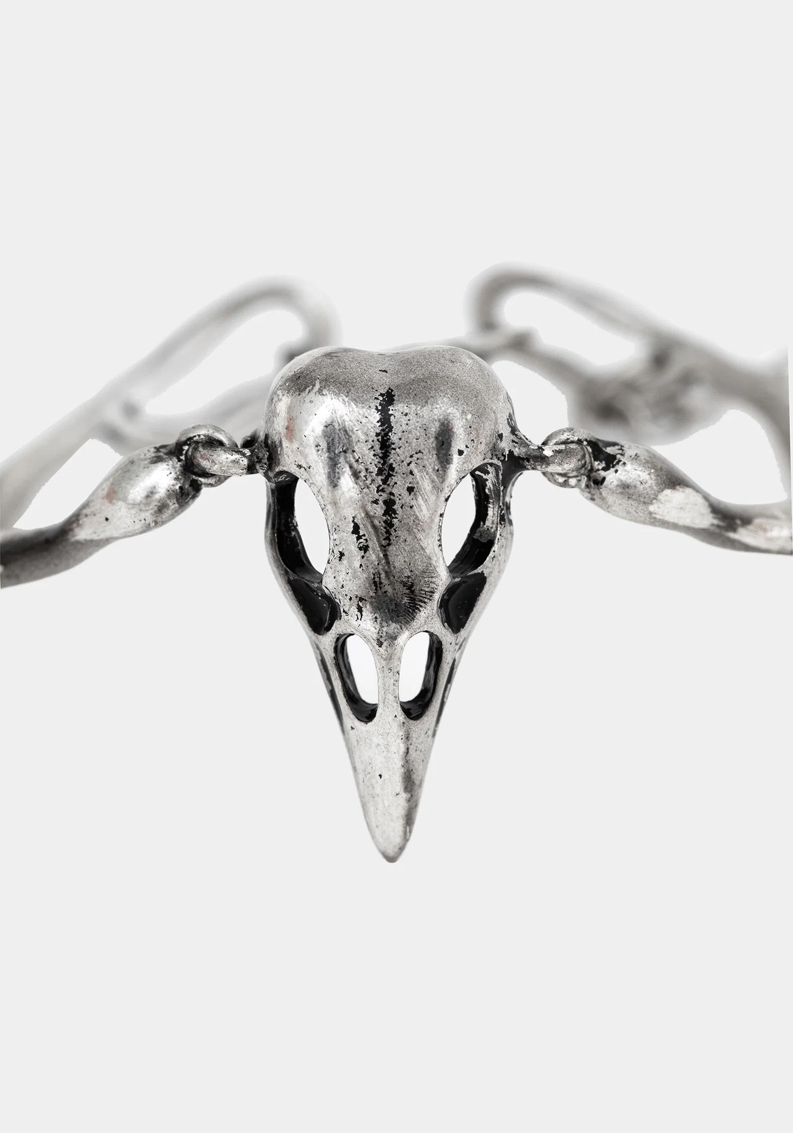 Corvus Bird Skull Bracelet Set - Image 2