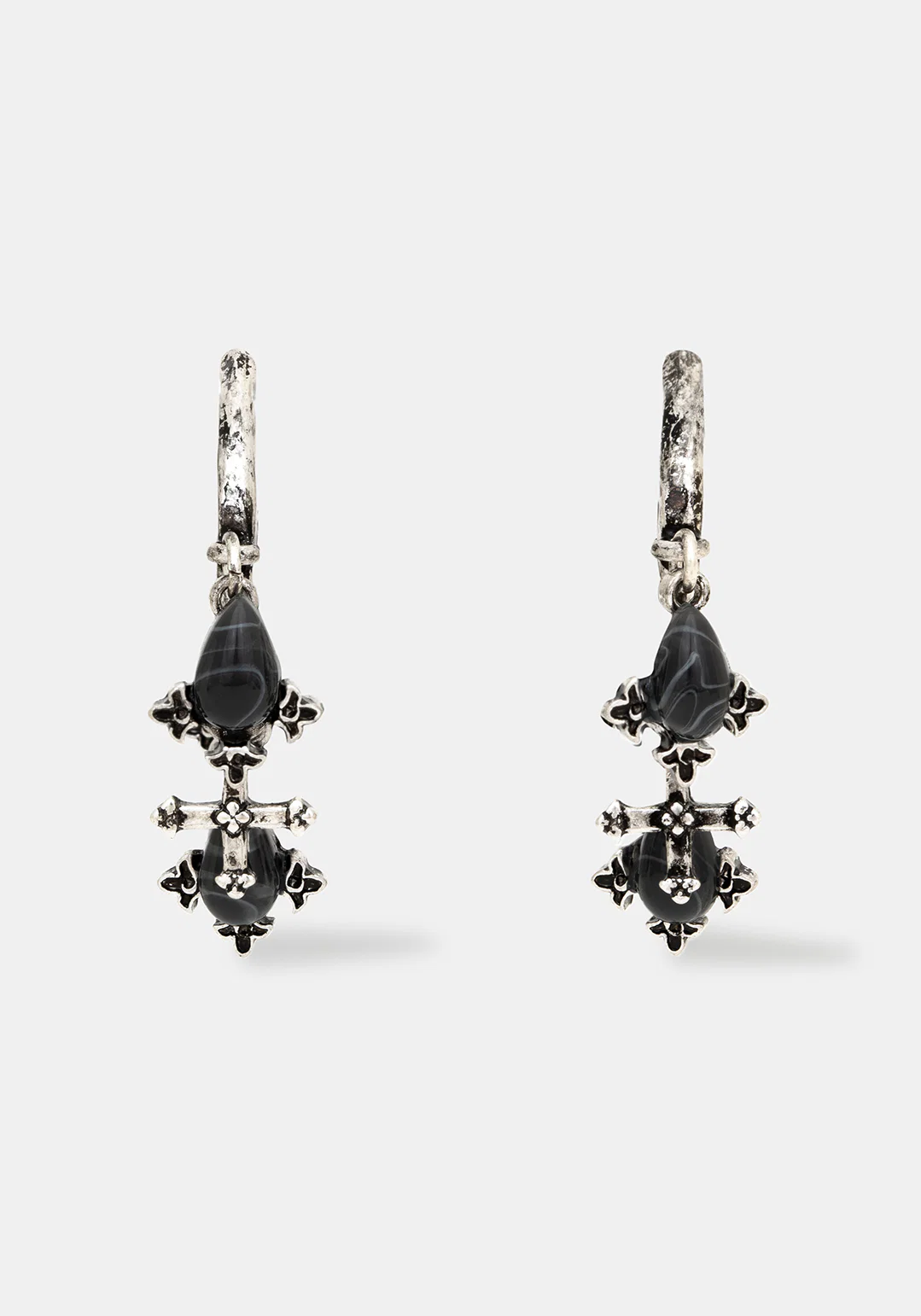 Crucentia Charm Hoops - Image 3