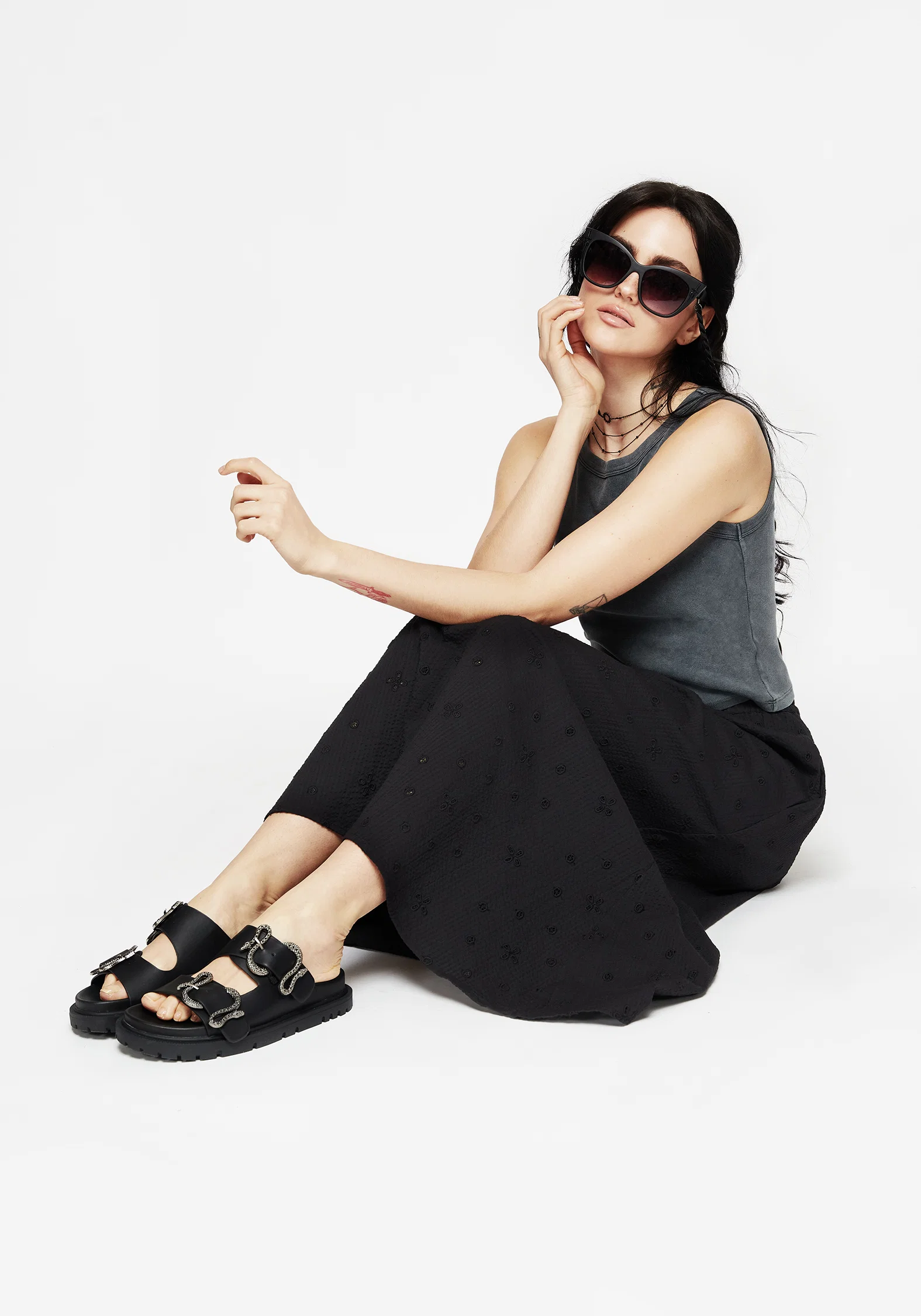 Crux Broderie Midaxi Skirt - Image 7
