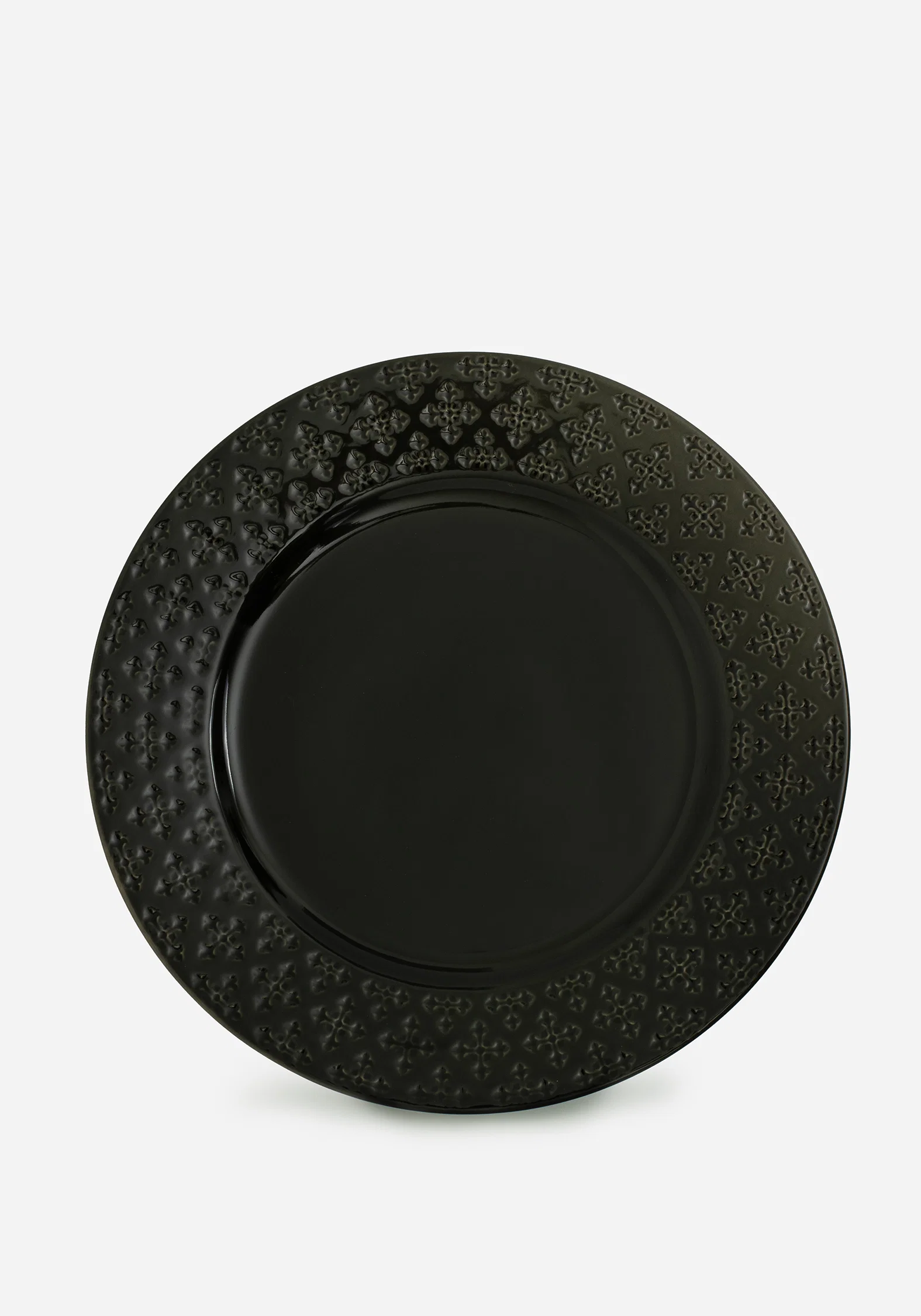 Crux Debossed Ombre Dinner Plate (4 Piece Set) - Image 4