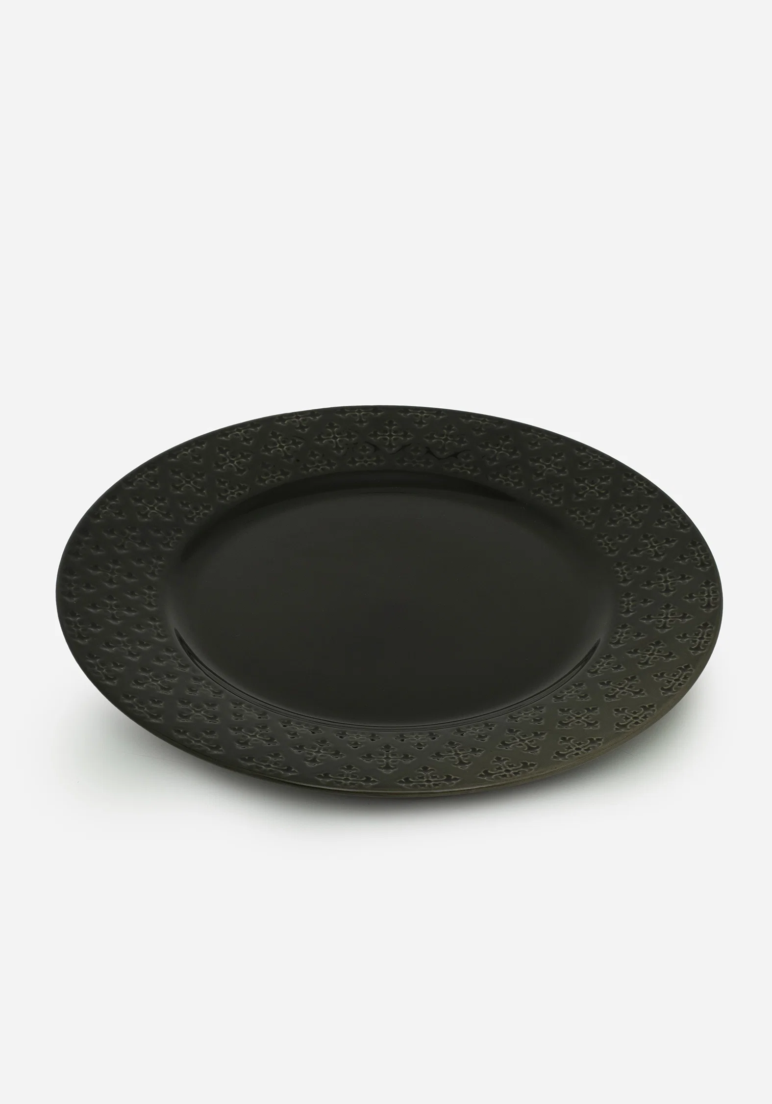 Crux Debossed Ombre Dinner Plate (4 Piece Set) - Image 5