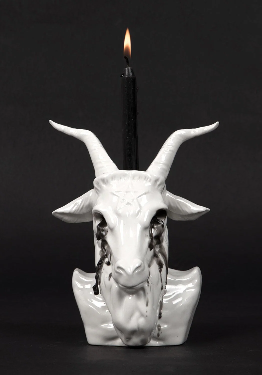 Crying Baphomet Candle Holder - Image 7