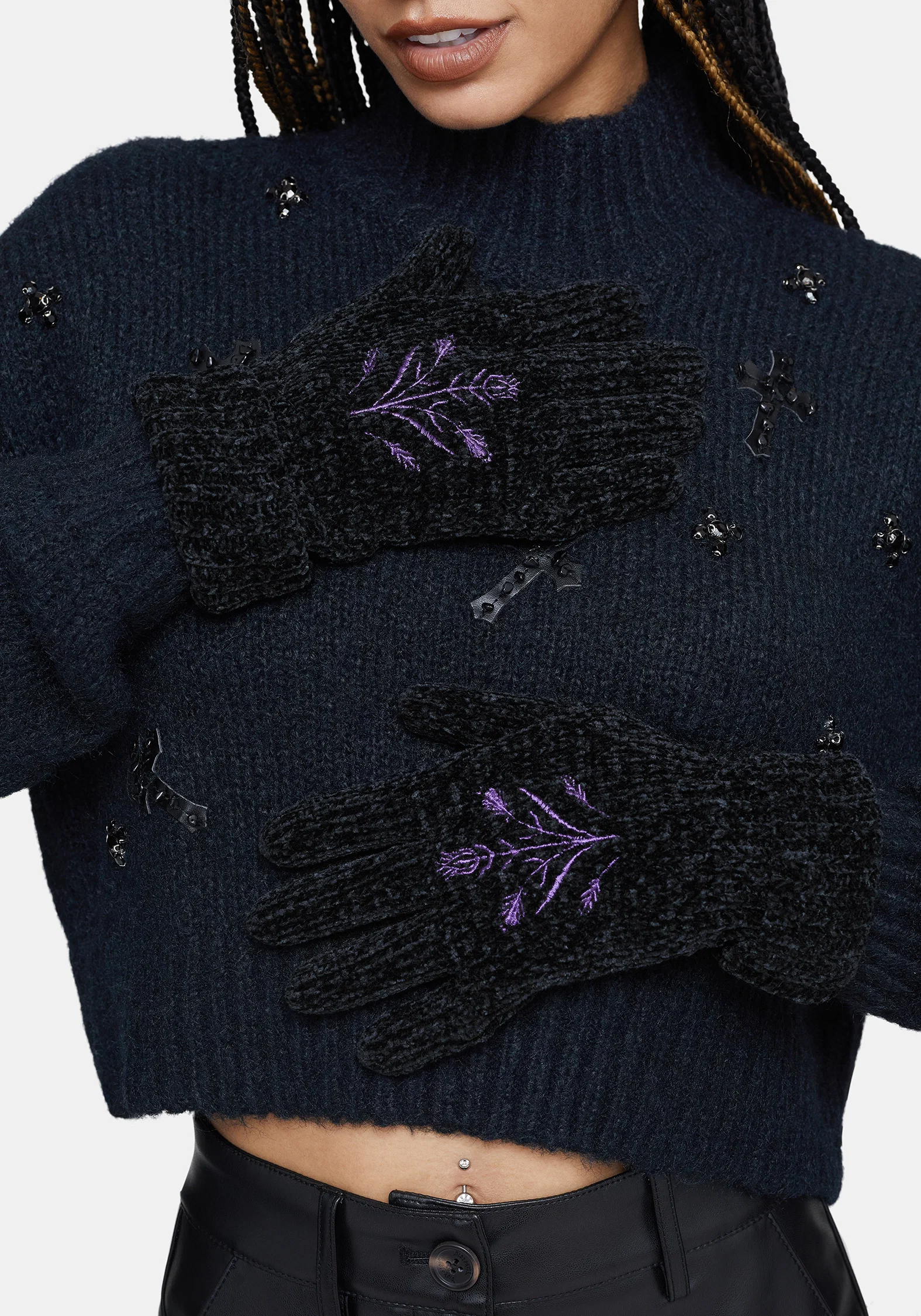 Cybele Chenille Gloves - Image 3
