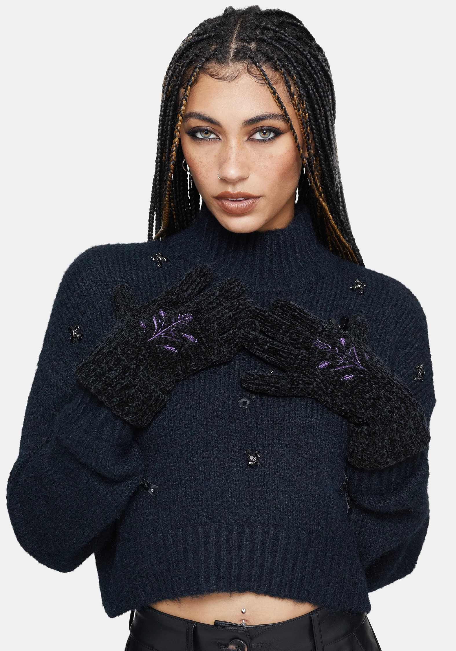 Cybele Chenille Gloves - Image 5