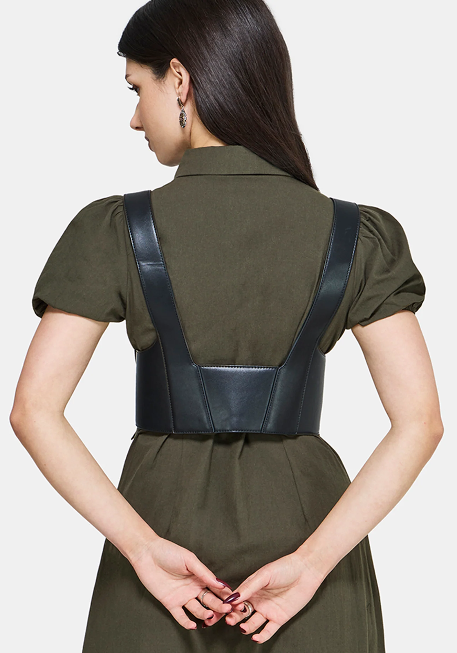 Cybele Embroidered Tie Front Harness - Image 4