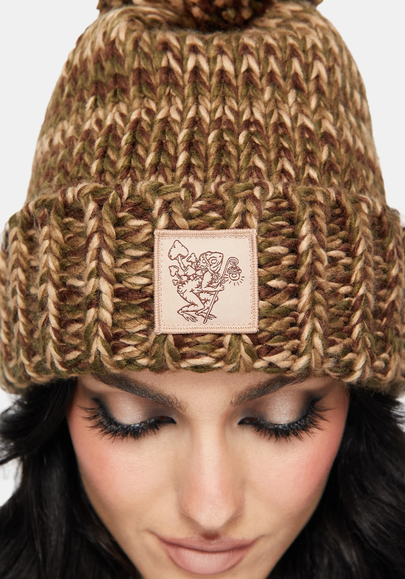 Daphne Frog Patch Cable Beanie - Image 2
