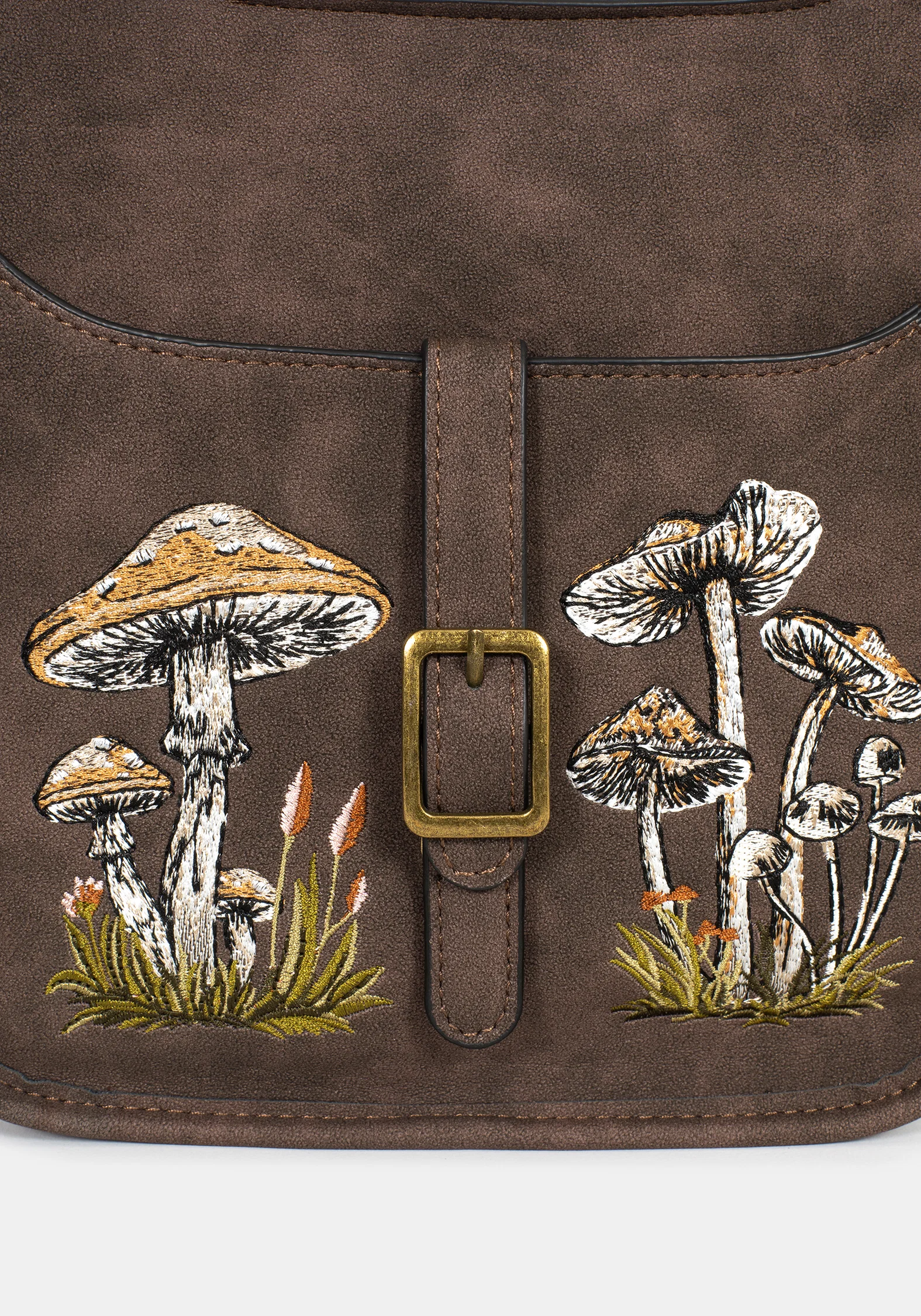 Dapperling Mushroom Embroidered Crossbody Bag - Image 3
