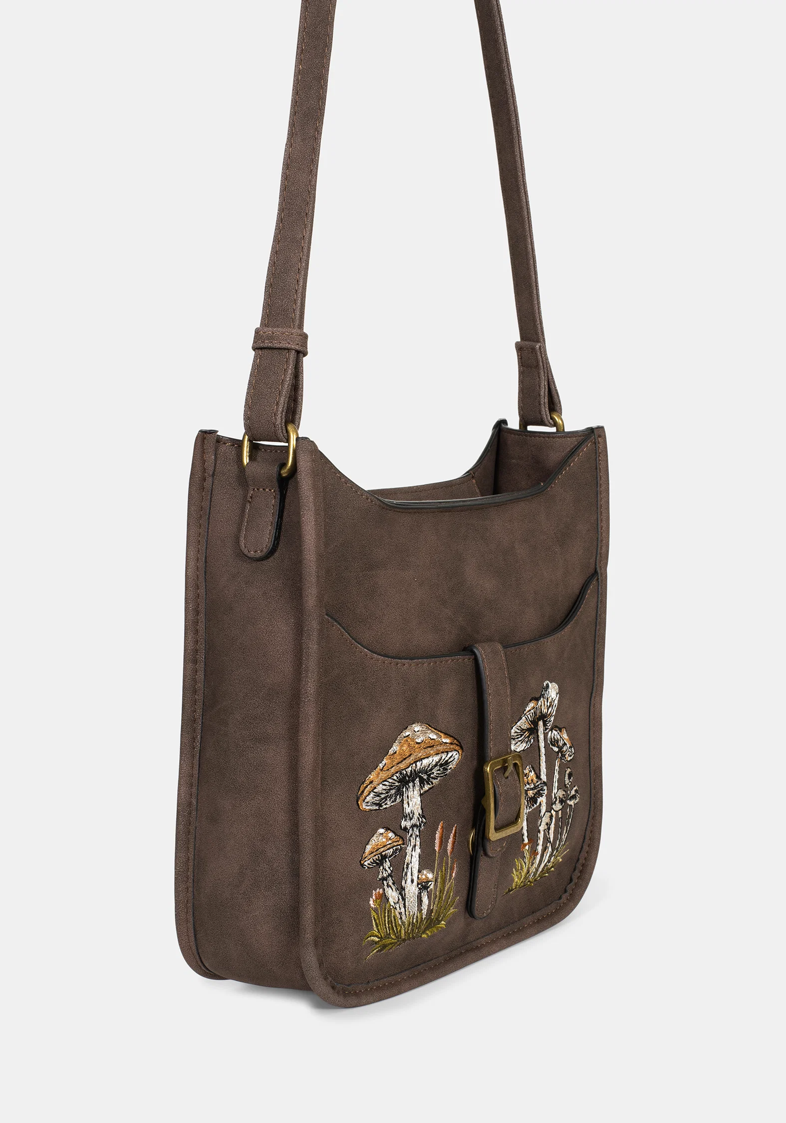 Dapperling Mushroom Embroidered Crossbody Bag - Image 8