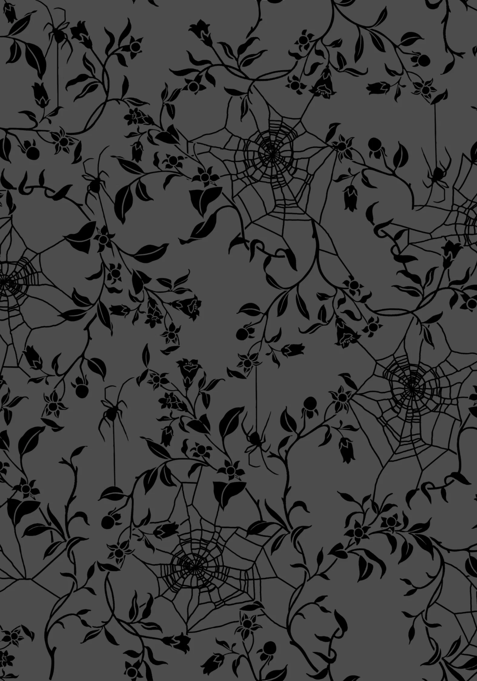 Deadly Nightshade Flocked Mesh Bodysuit - Image 7
