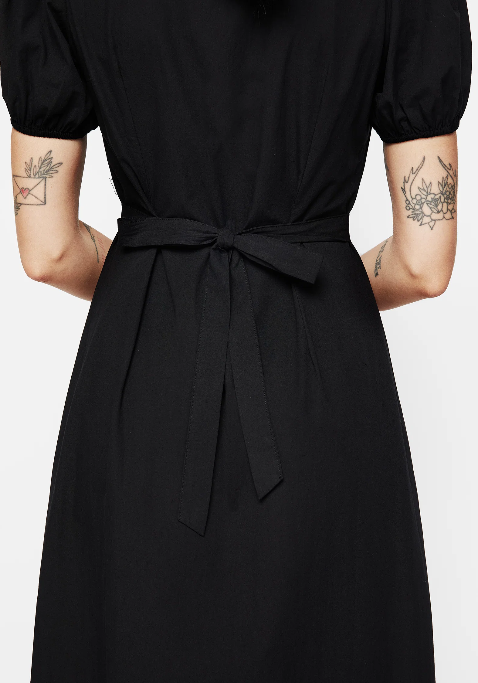 Despair Cotton Thistle Embroidered Button Up Midaxi Dress - Image 5