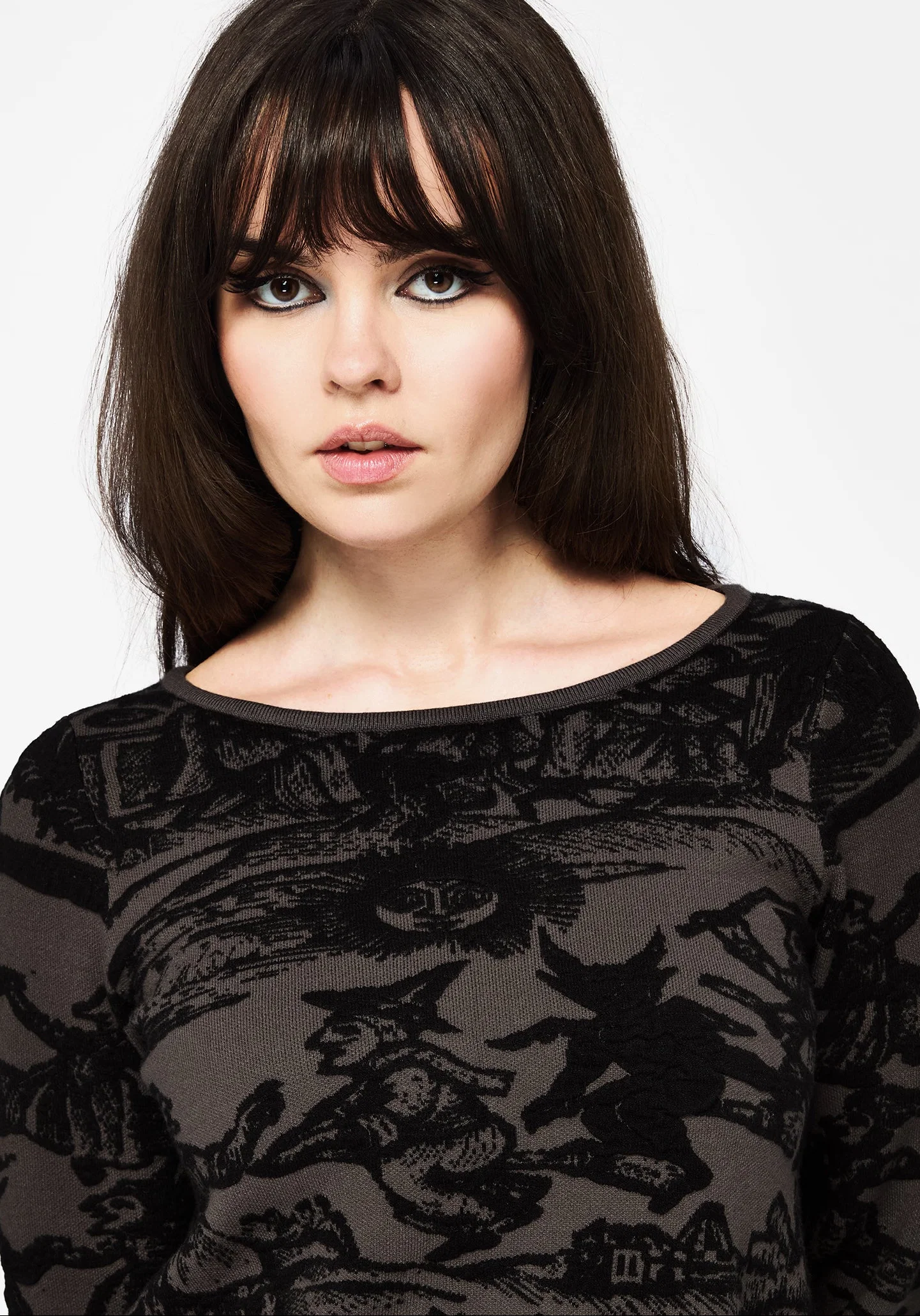 Diabolical Raised Jacquard Knit Jumper - Image 2