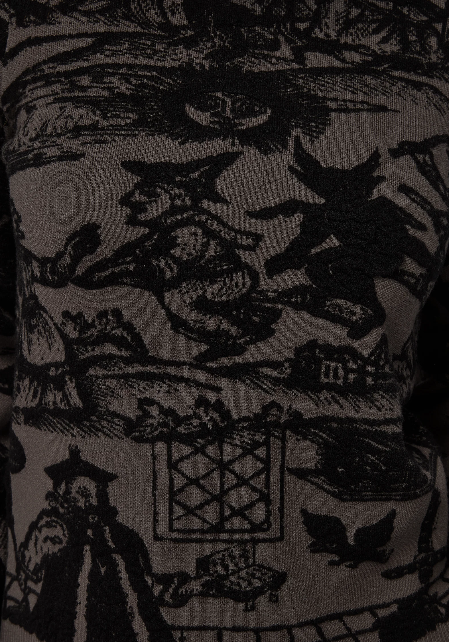 Diabolical Raised Jacquard Knit Jumper - Image 6