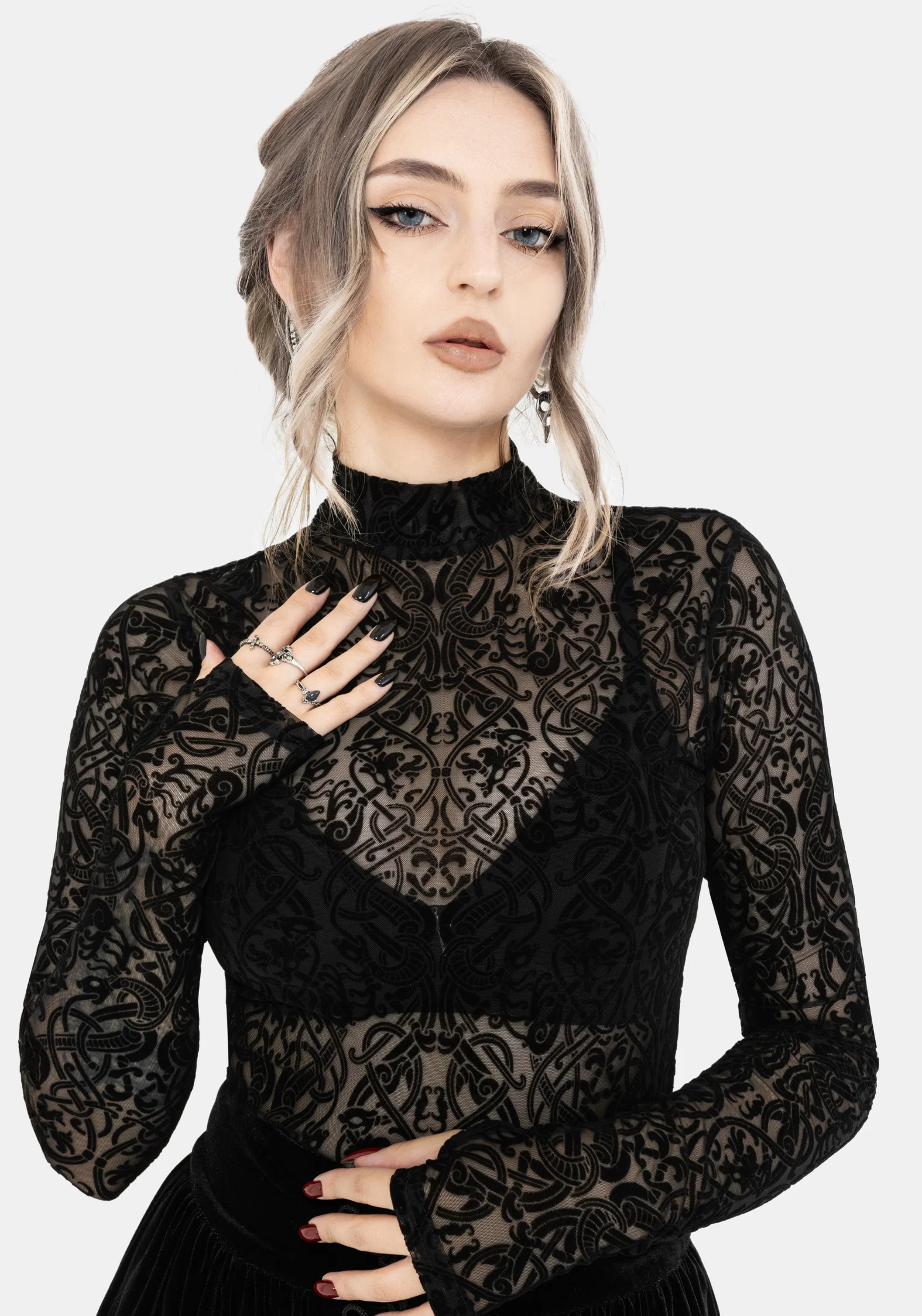 Disrupt Dragon Mesh Long Sleeved Top - Image 5