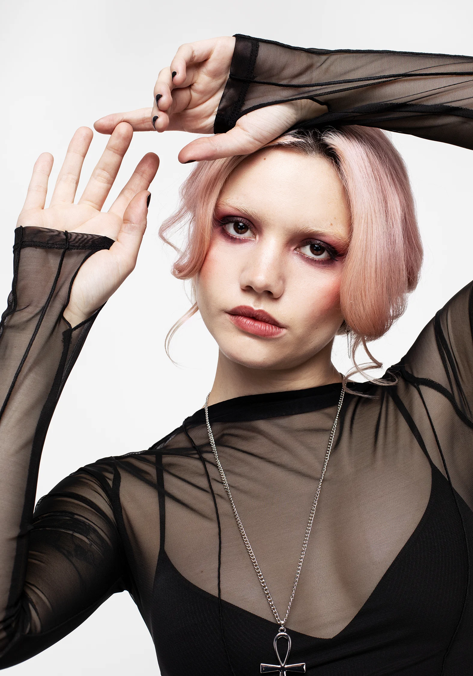 Dissident Asymmetric Seam Mesh Top - Image 2