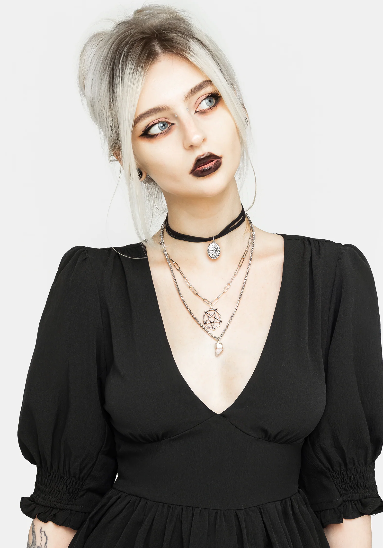 Divination Textured Mini Dress - Image 2