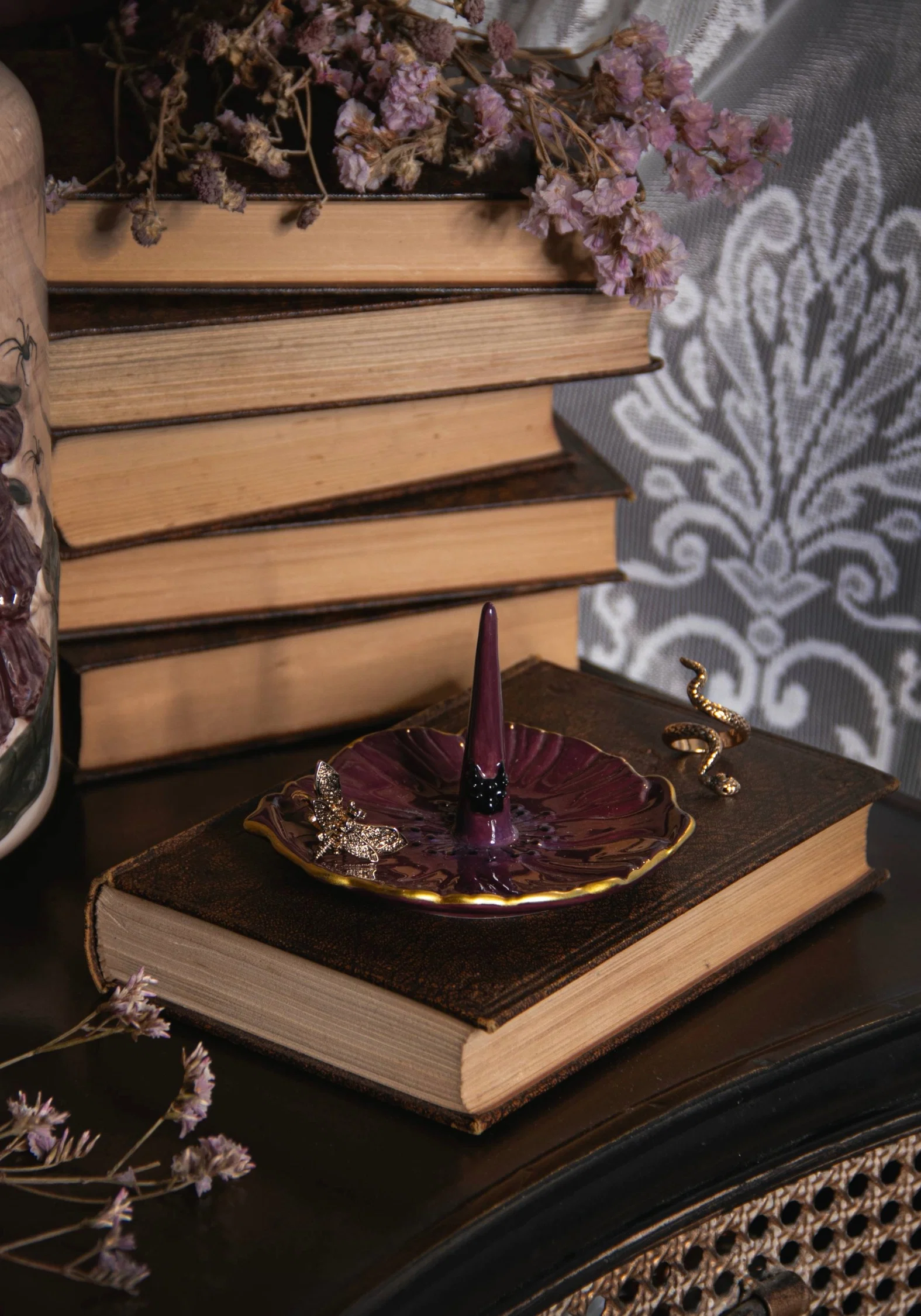 Domaine Baroque Ceramic Poppy Trinket Dish - Image 2