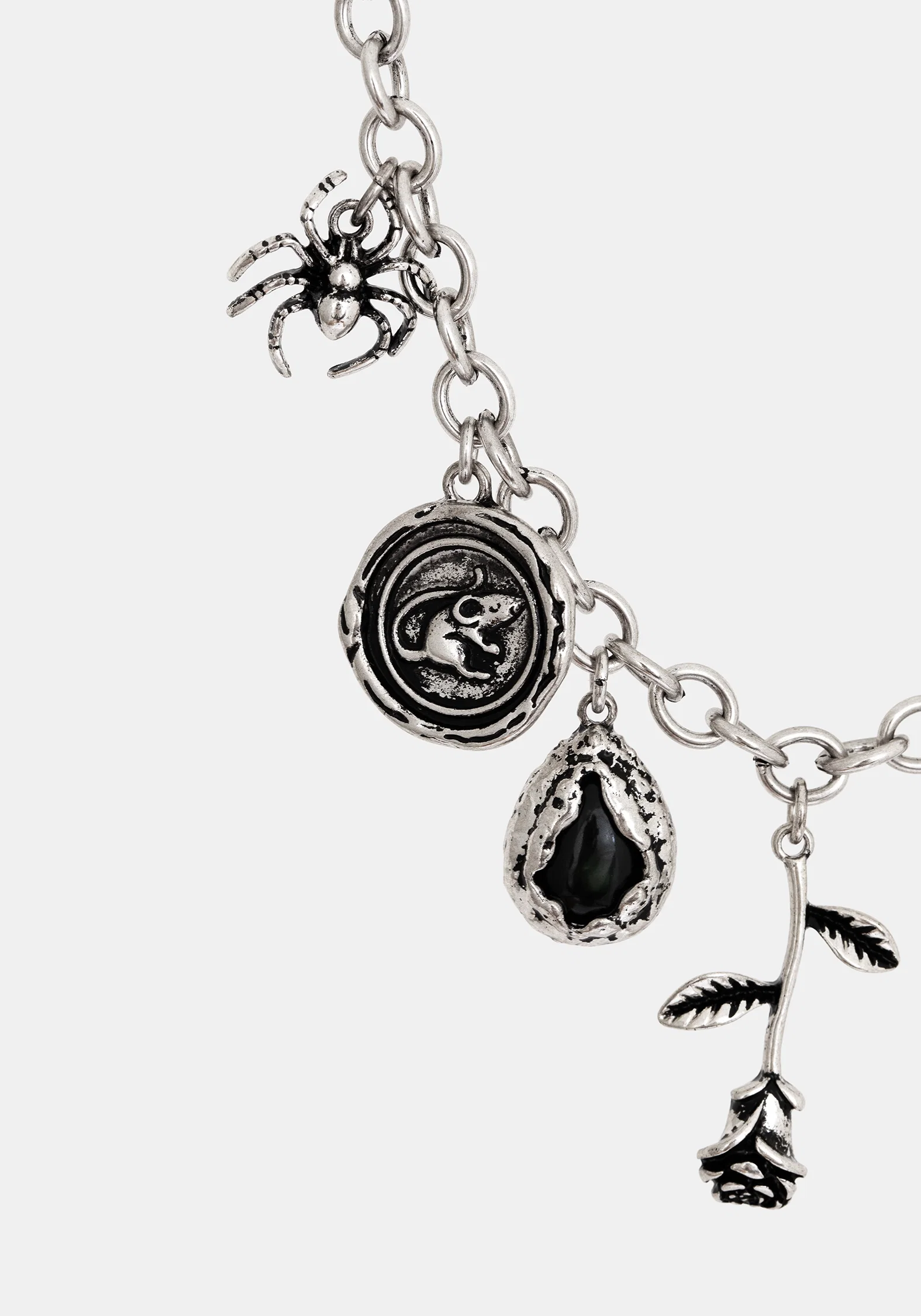 Draven Rat & Spider Bag Chain - Image 2