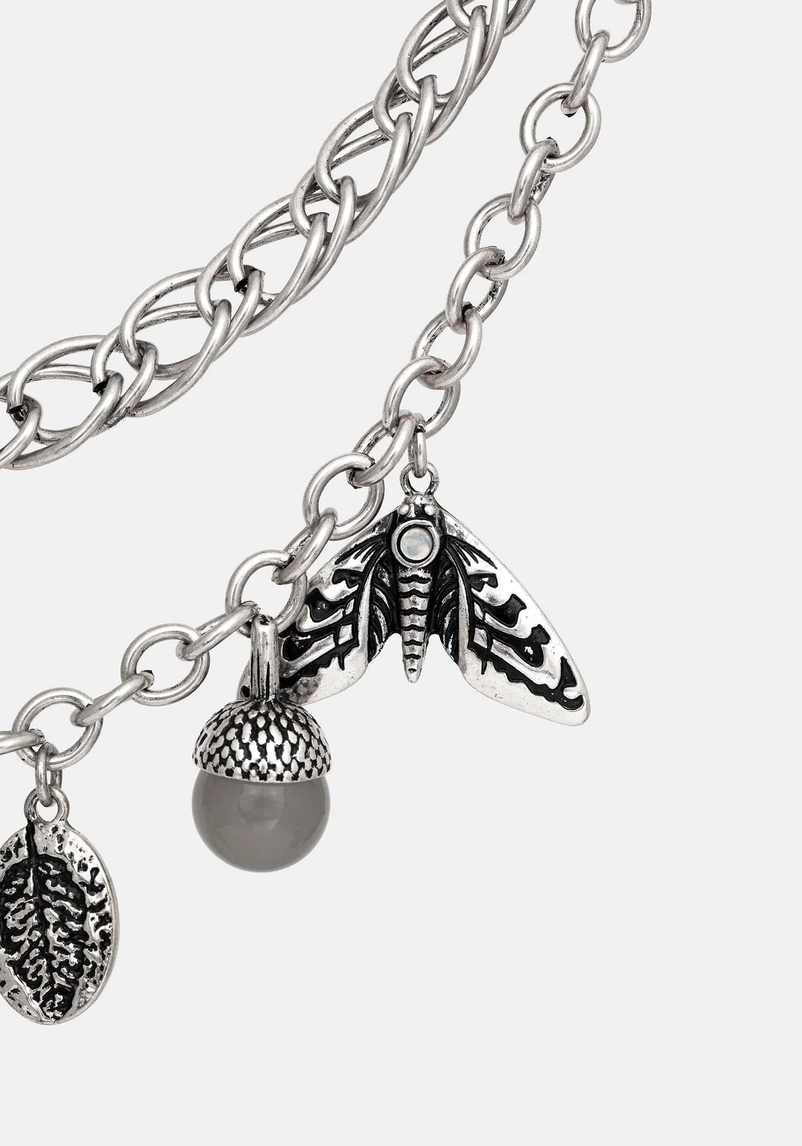 Draven Rat & Spider Charm Necklace - Image 6