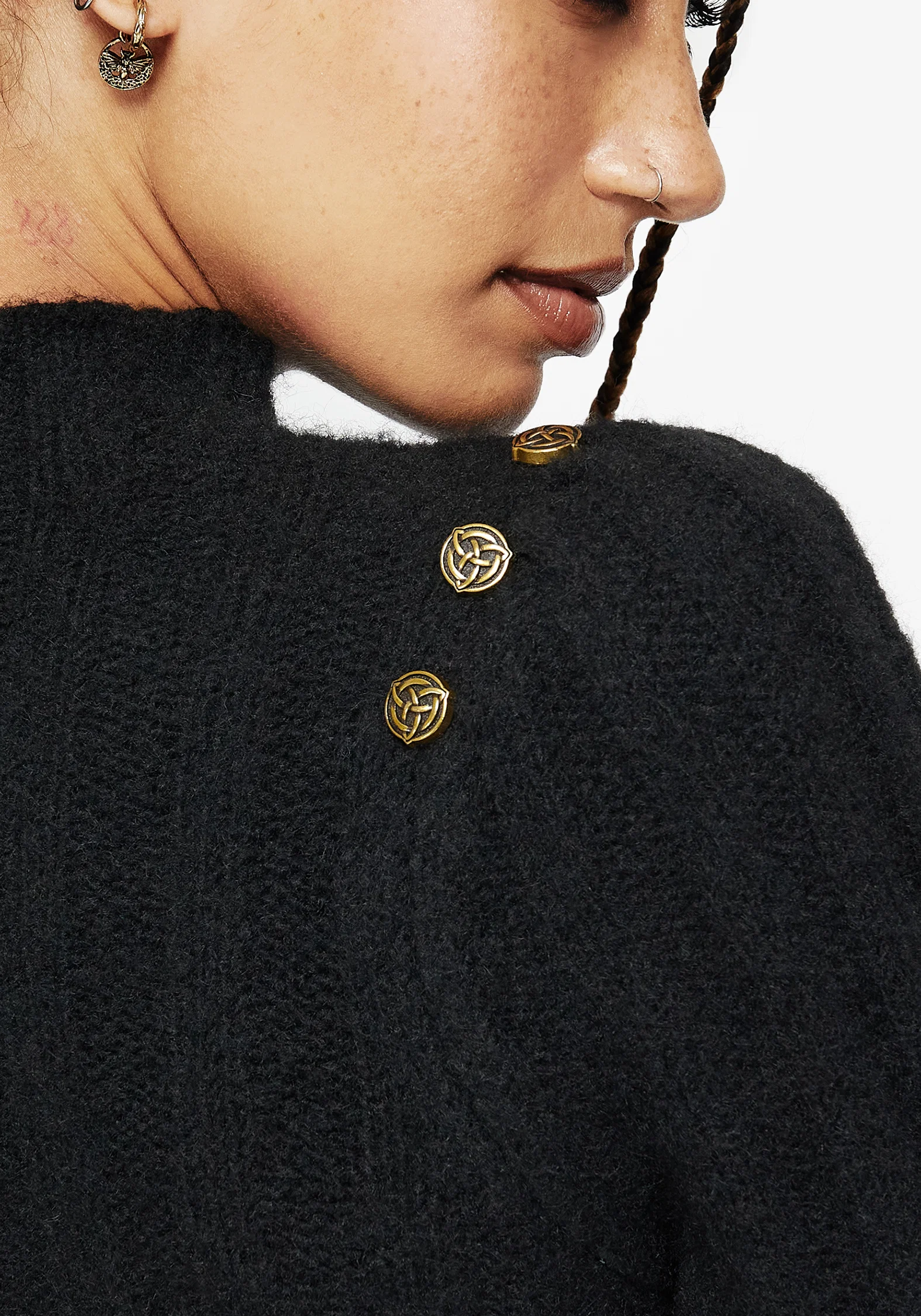 Dream Ribbed Skater Knit Dress - Image 5