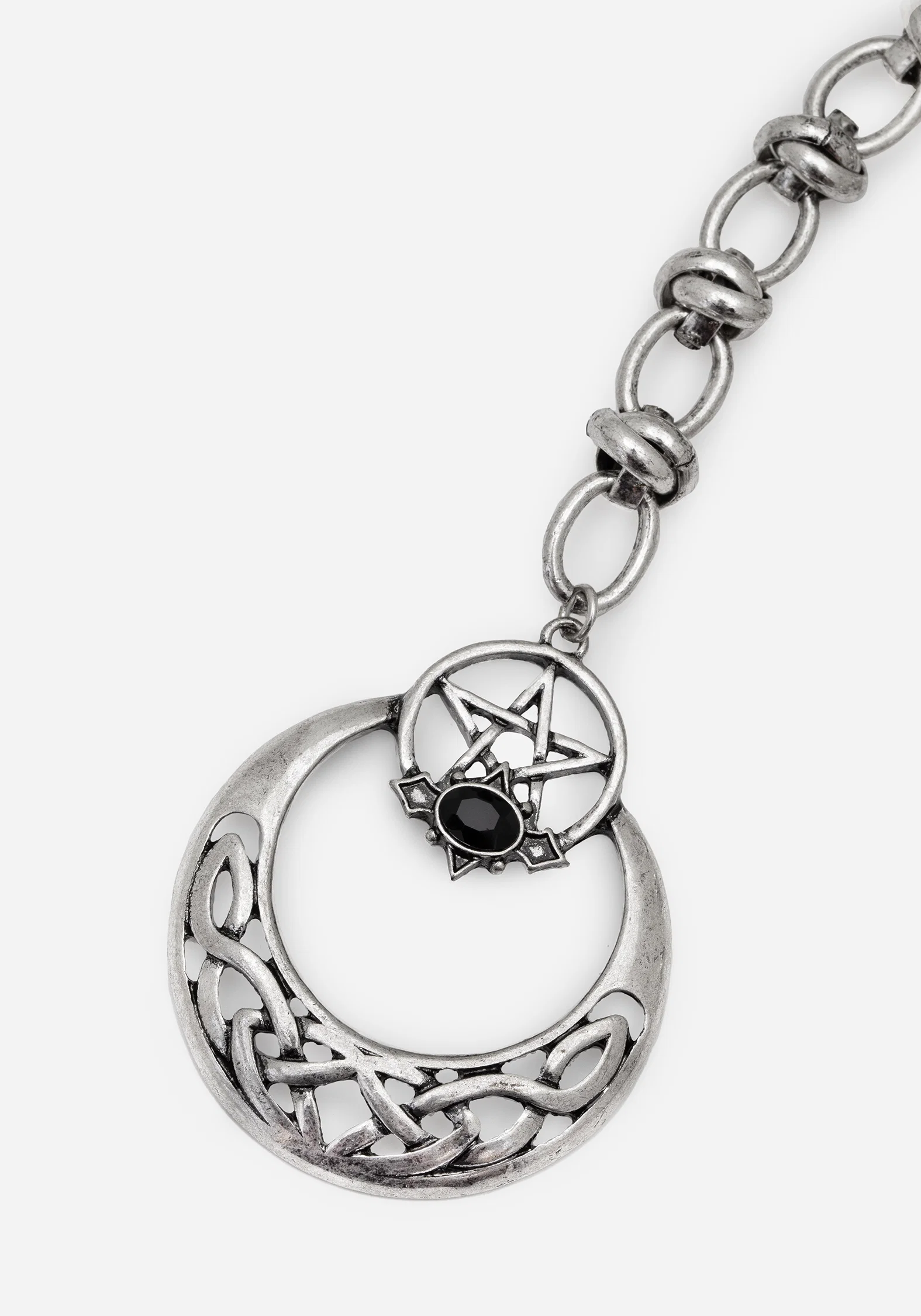 Druantia Pentagram Moon Chain Belt - Image 6