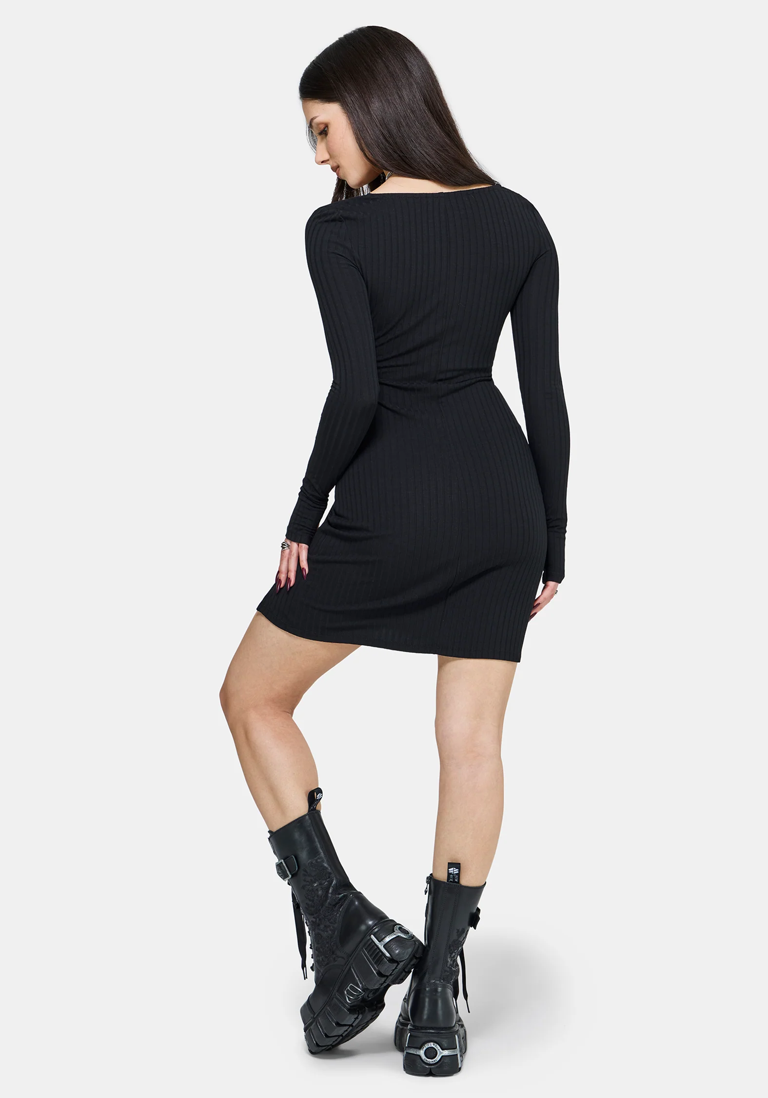 EASTWICK CUT OUT MINI DRESS - Image 3