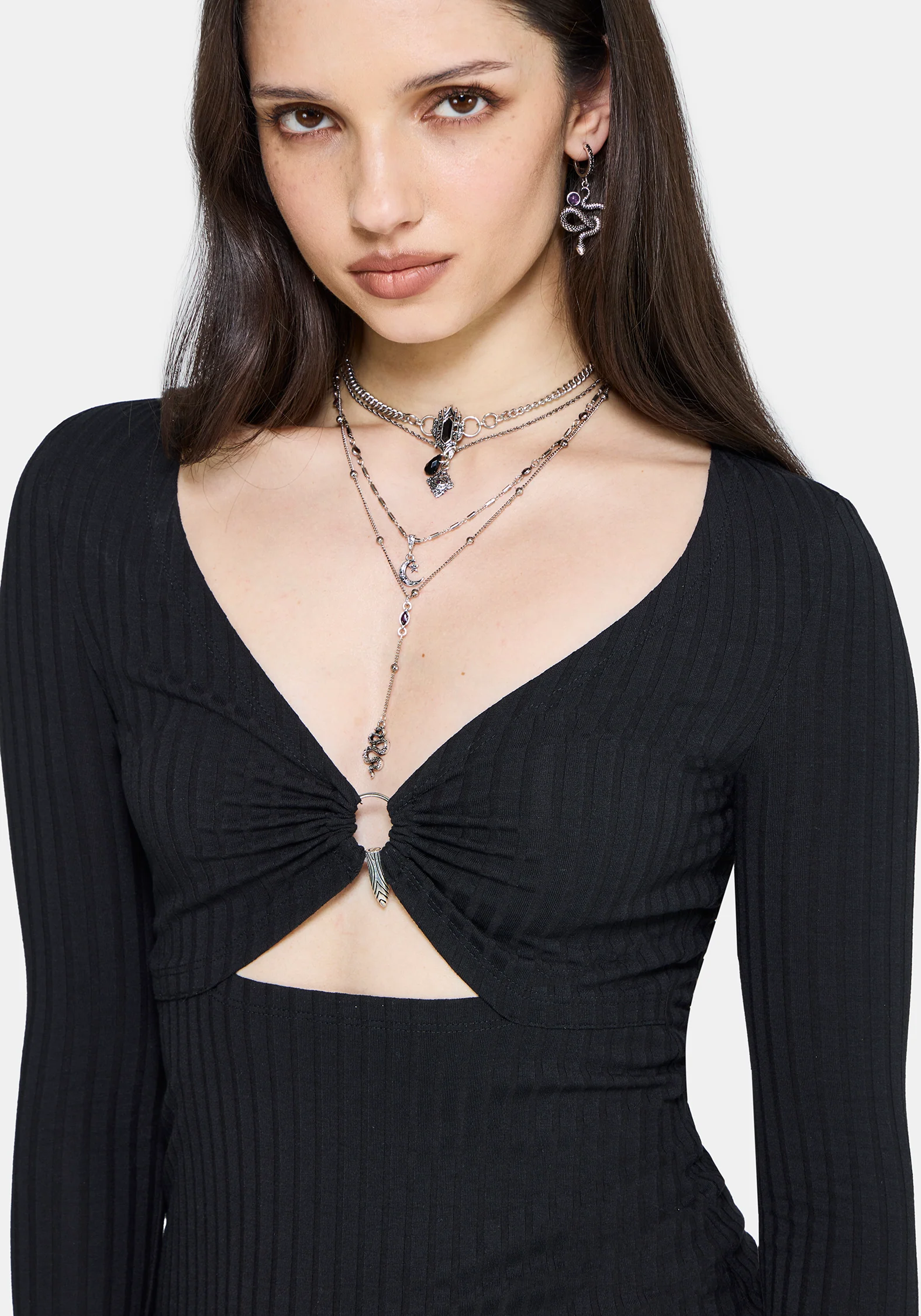 EASTWICK CUT OUT MINI DRESS - Image 6