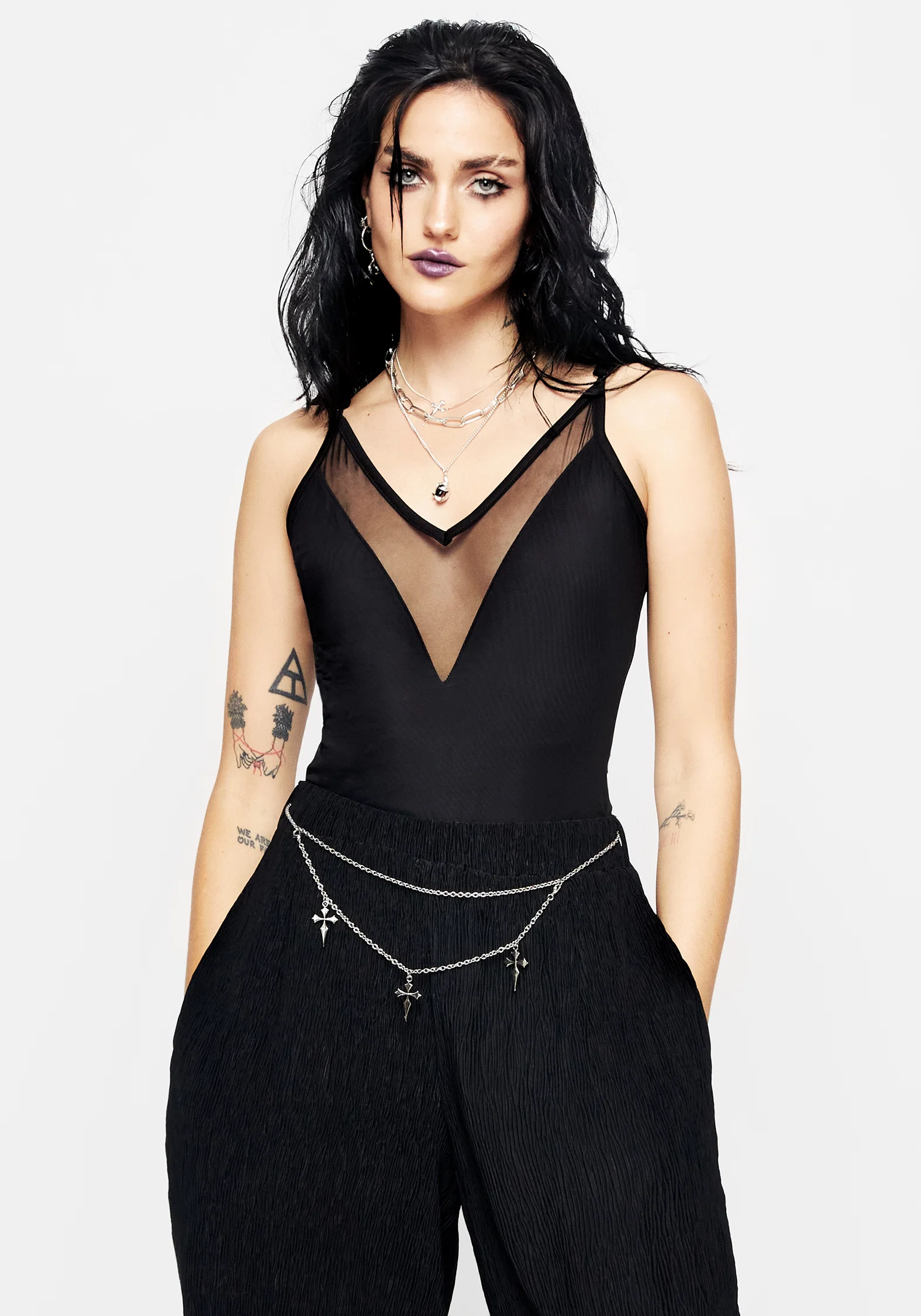 Eclipse Mesh Bodysuit - Image 4