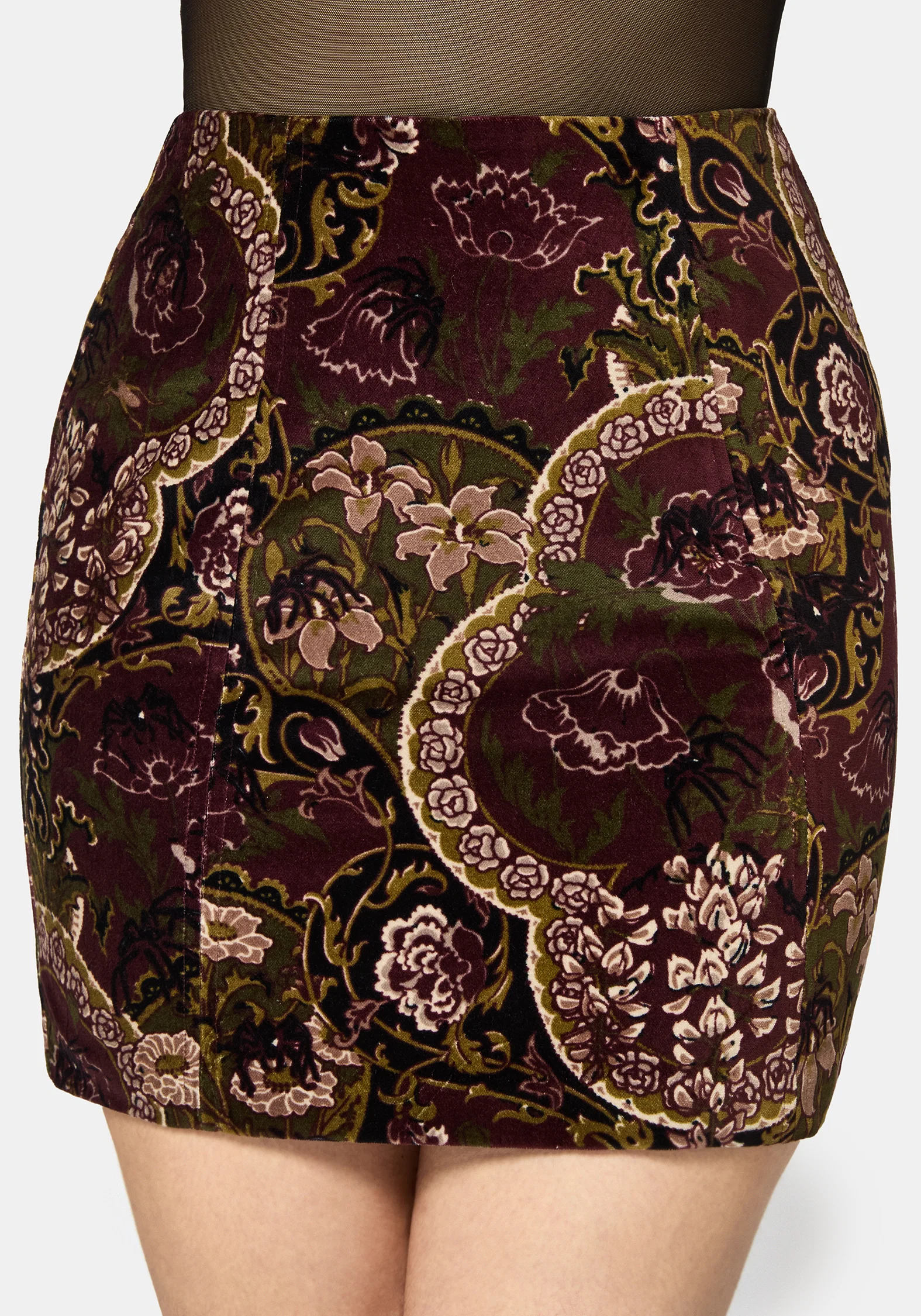 Effie Baroque Mini Shift Skirt - Image 6