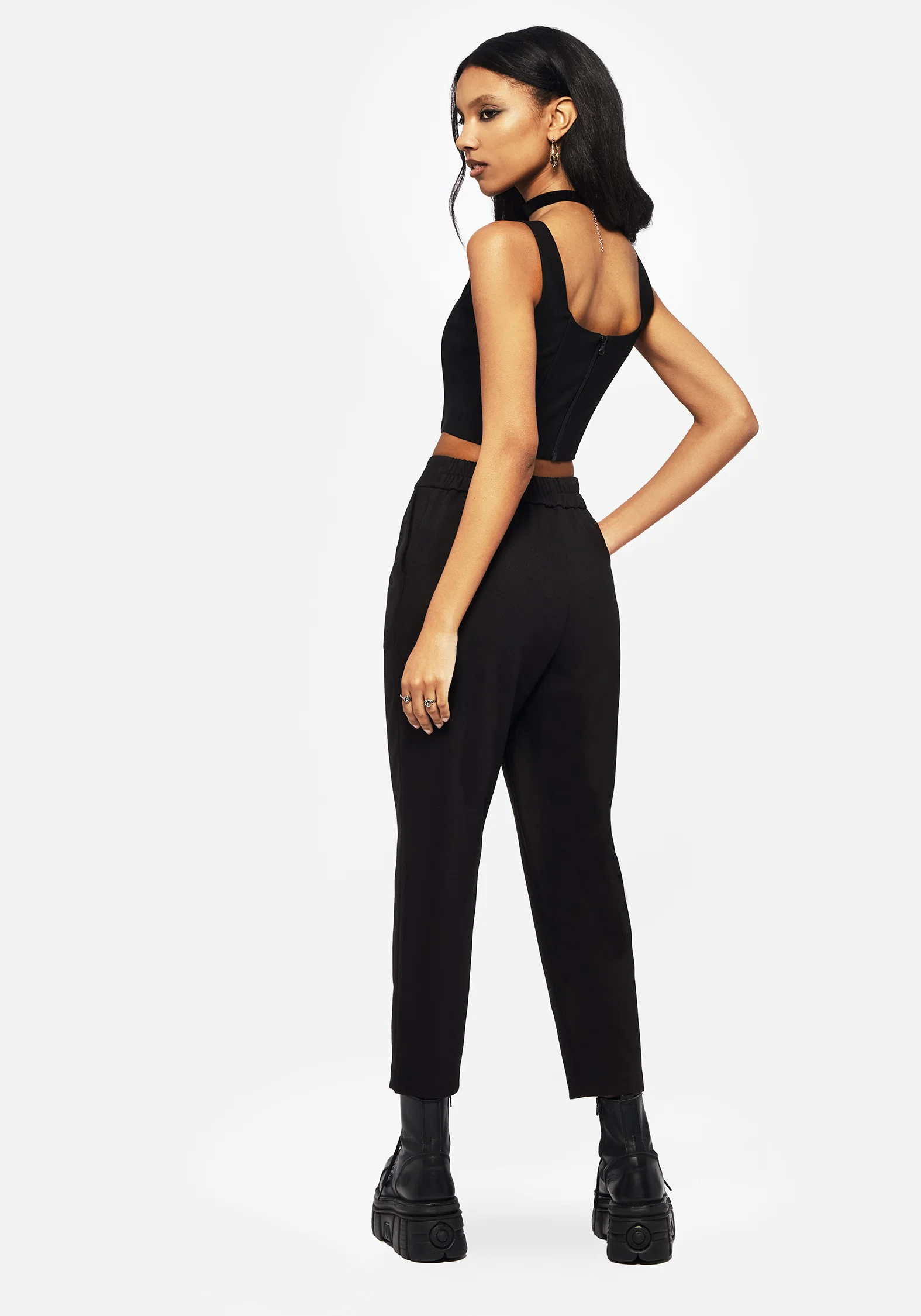 Elder Tapered High Waist Trouser - Image 3